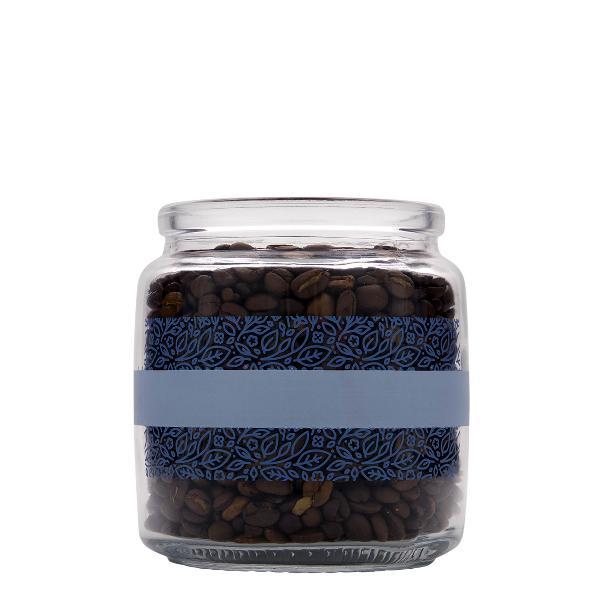 750 ml Vetro con tappo di sughero 'Giara', motivo: Naturalmente blu, bocca: sughero 750 ml Vetro con tappo di sughero 'Giara', motivo: Naturalmente blu, bocca: sughero