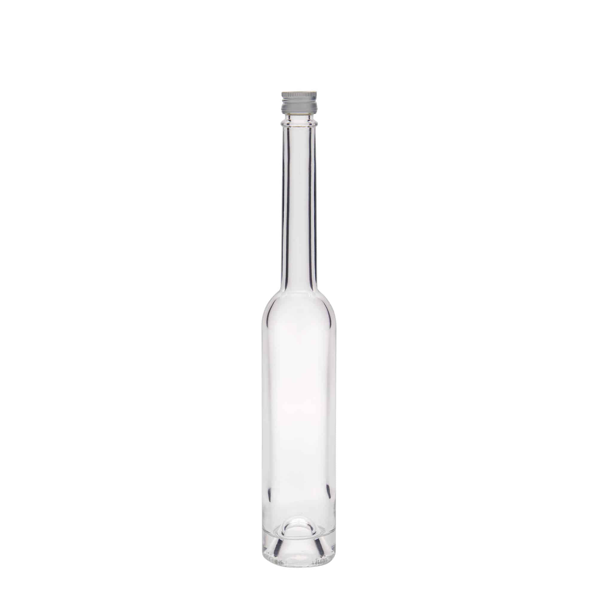 100 ml Bottiglia di vetro 'Platina', imboccatura: PP 18