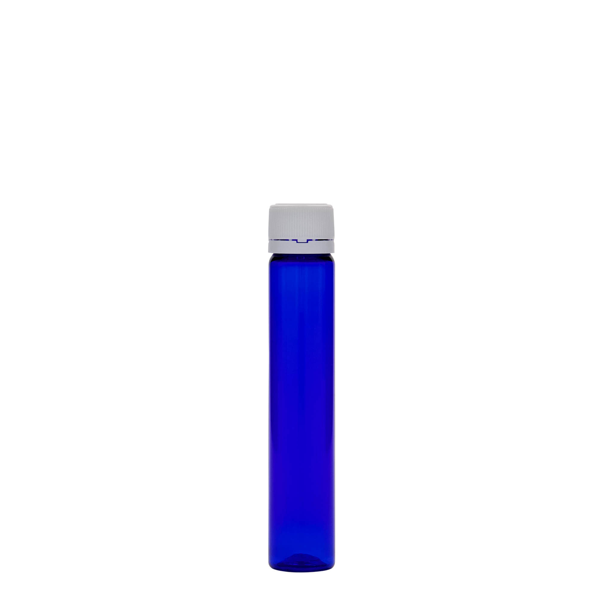 25 ml tubicino in PET, plastica, blu reale, bocca: chiusura a vite 25 ml tubicino in PET, plastica, blu reale, bocca: chiusura a vite