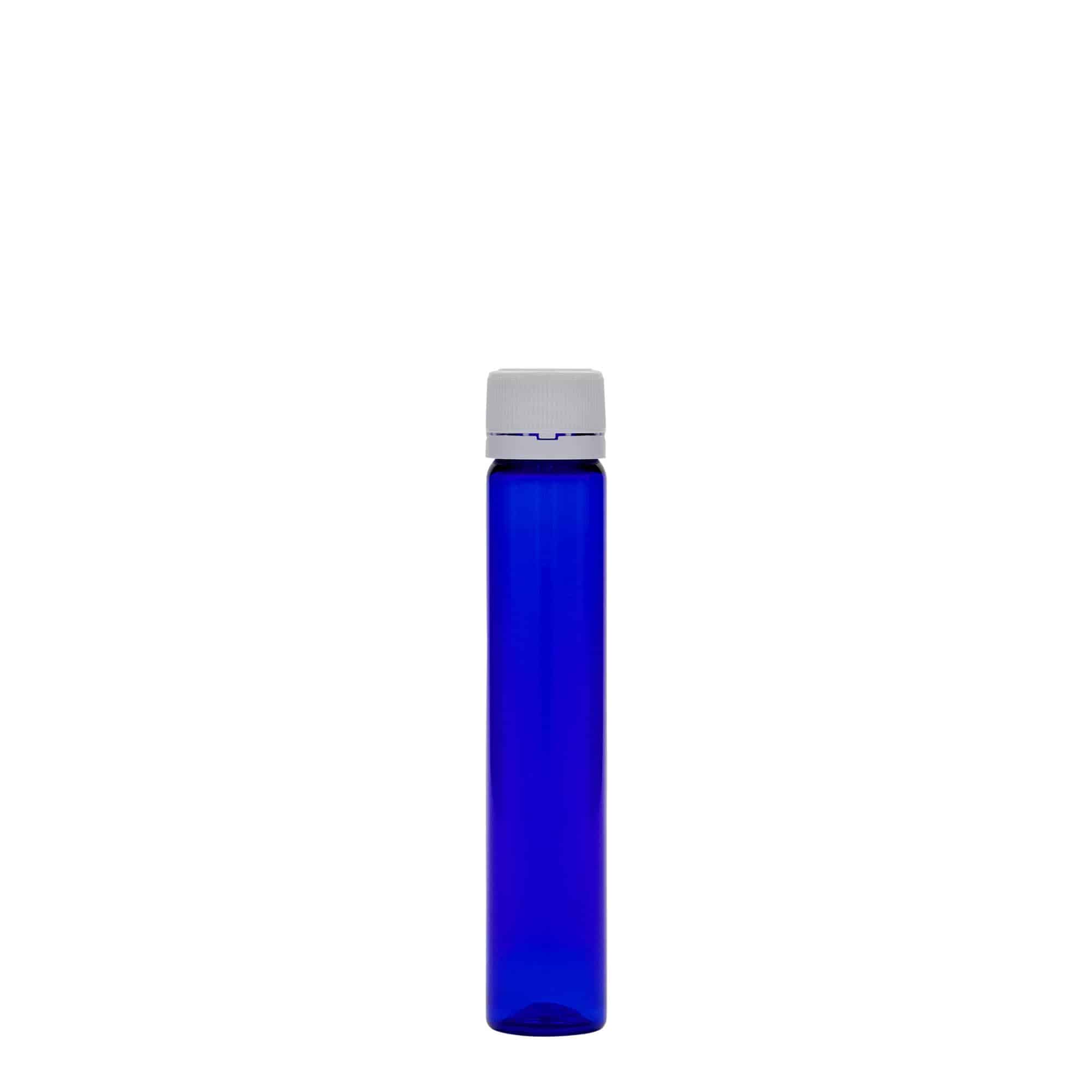 25 ml tubicino in PET, plastica, blu reale, bocca: chiusura a vite