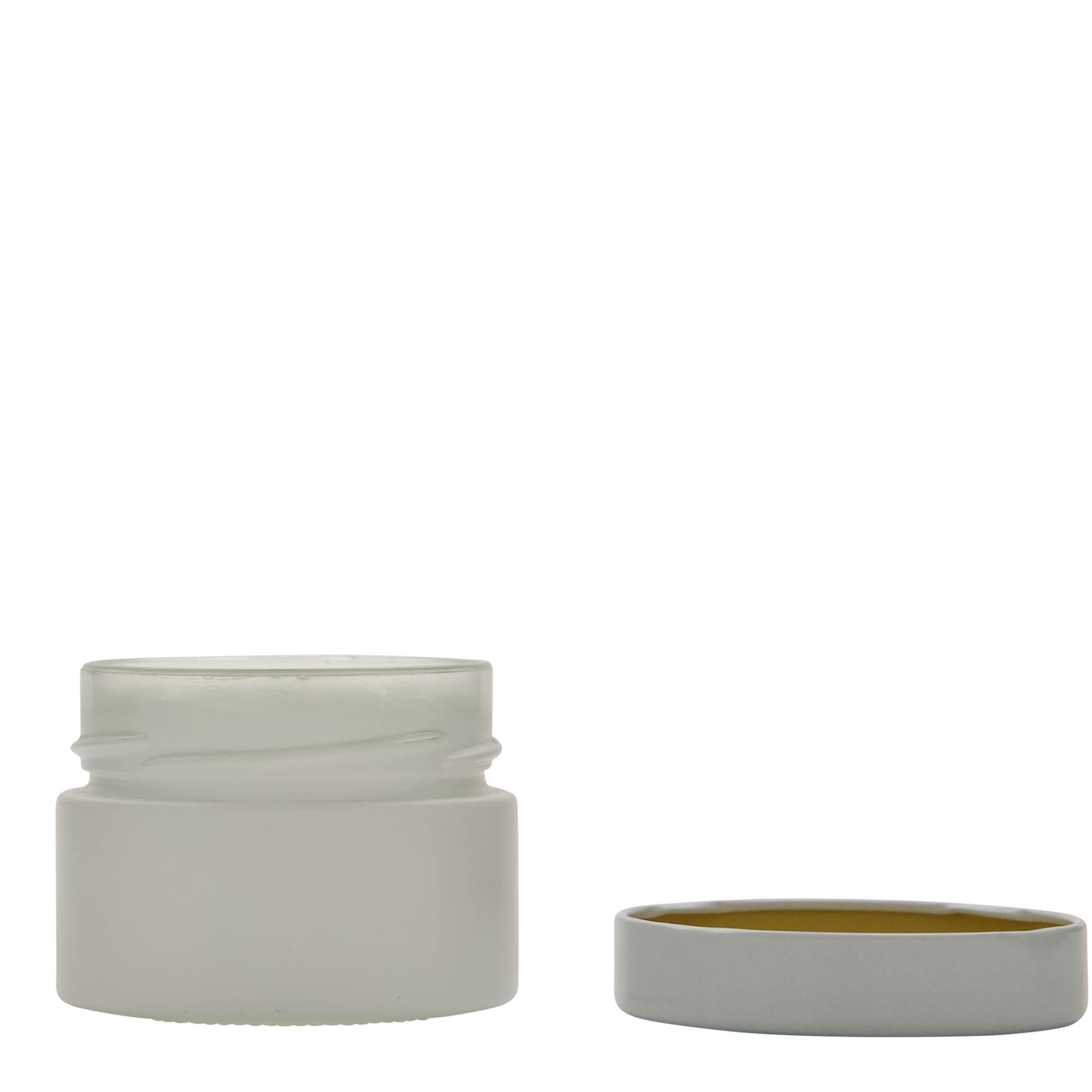 130 ml vaso rotondo 'Aurora', bianco, bocca: Deep-Twist-Off (DTO 66)