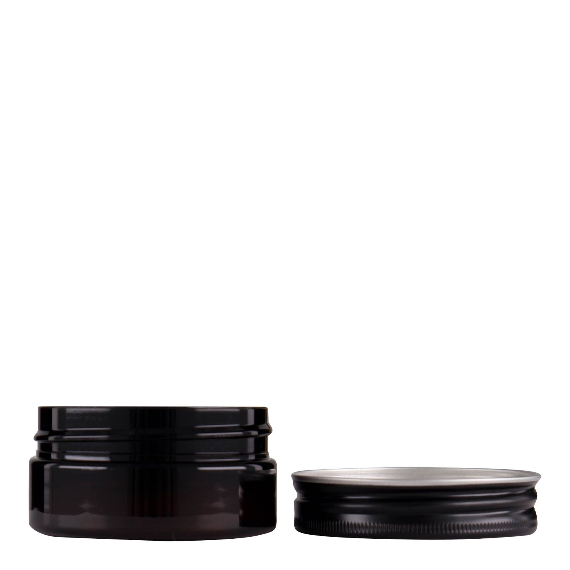 50 ml barattolo in PET 'Isabella', marrone, bocca: 70/400 50 ml barattolo in PET 'Isabella', marrone, bocca: 70/400
