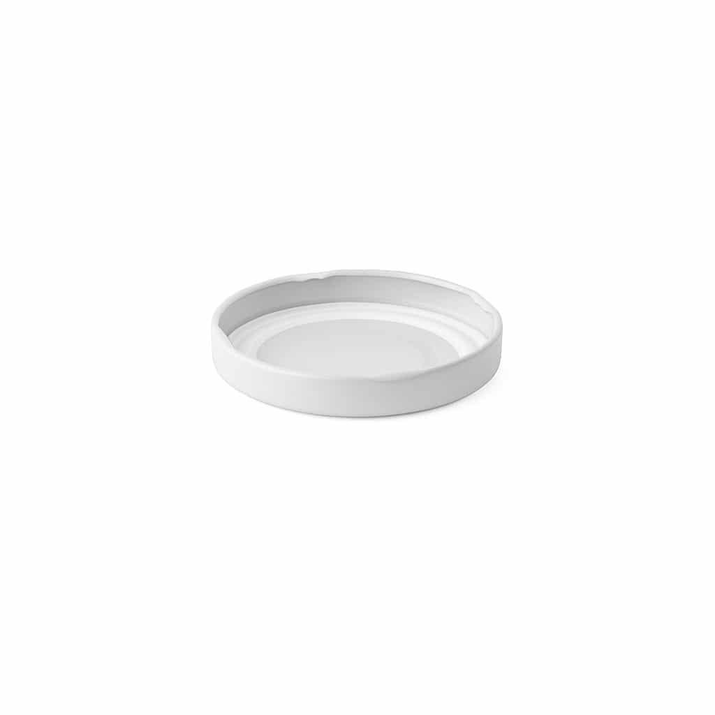 Tappo Twist-Off, banda stagnata, bianco, per imboccatura: TO 48