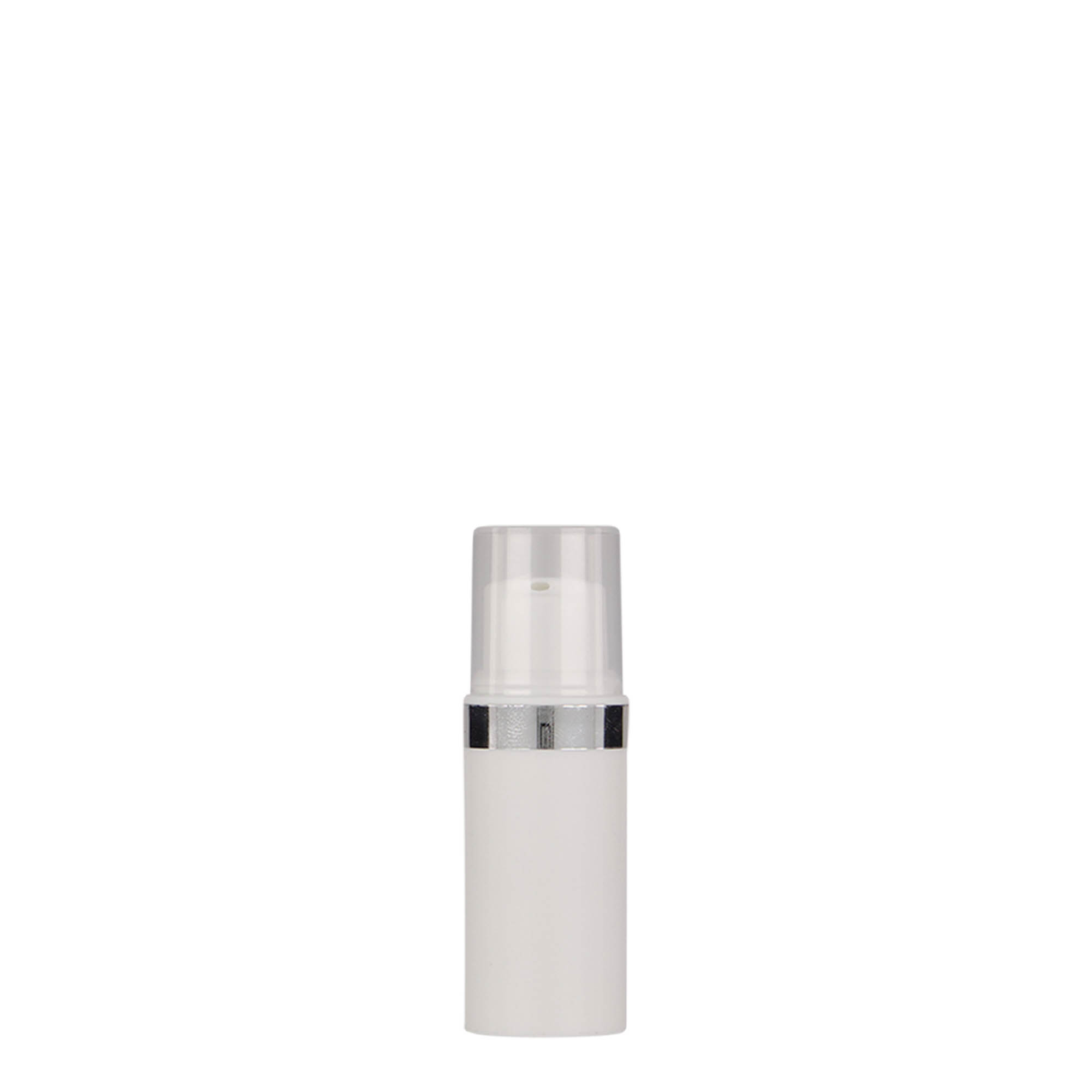 Dispenser airless da 5 ml 'Nano', plastica PP, bianco Dispenser airless da 5 ml 'Nano', plastica PP, bianco