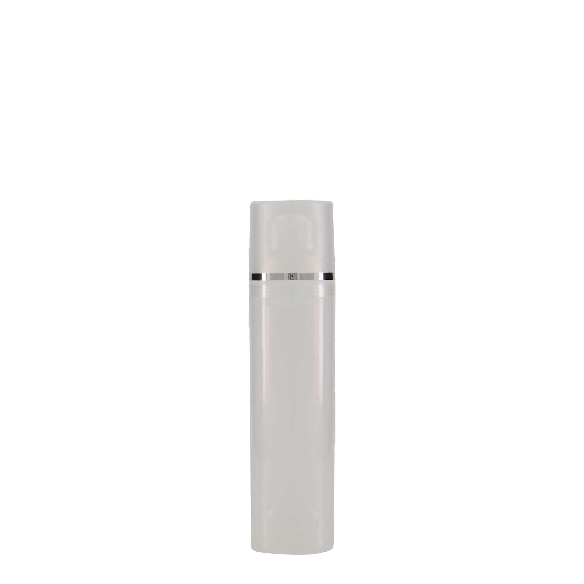 Dispenser Airless da 75 ml 'Mezzo', plastica PP, naturale Dispenser Airless da 75 ml 'Mezzo', plastica PP, naturale