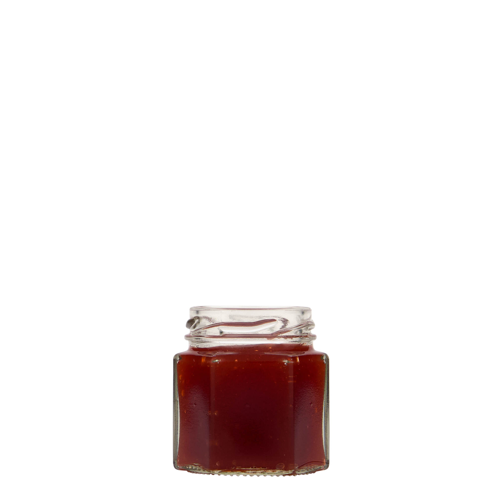 47 ml barattolo esagonale, bocca: Twist-Off (TO 43) 47 ml barattolo esagonale, bocca: Twist-Off (TO 43)