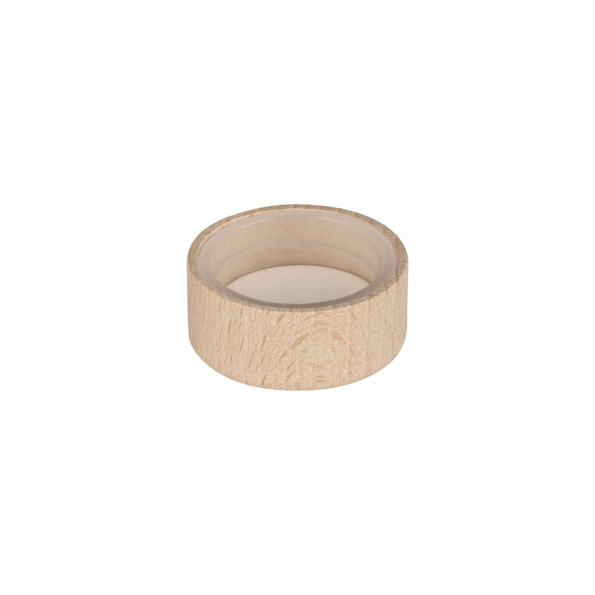 Tappo a vite, legno, beige, per bocca: GPI 28/400 Tappo a vite, legno, beige, per bocca: GPI 28/400