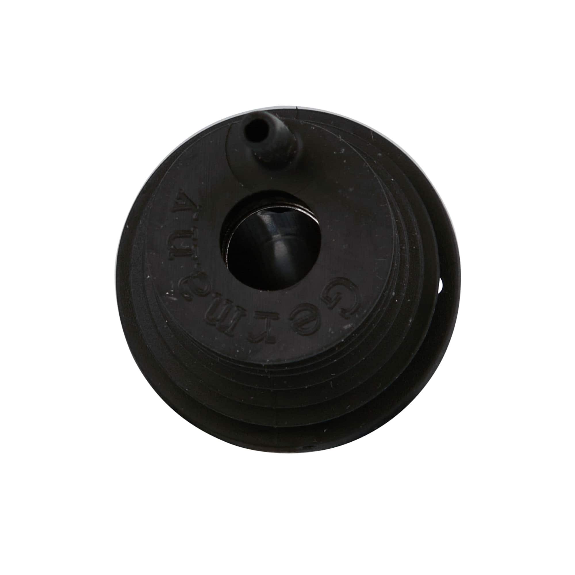 Tappo versatore Inox con colletto in velluto, acciaio inossidabile, argento
