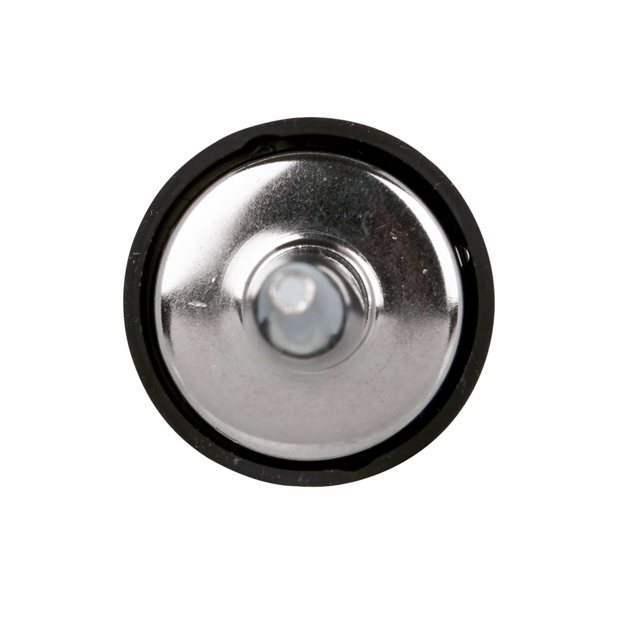 Beccuccio Inox con collo in velluto, acciaio inox, argento