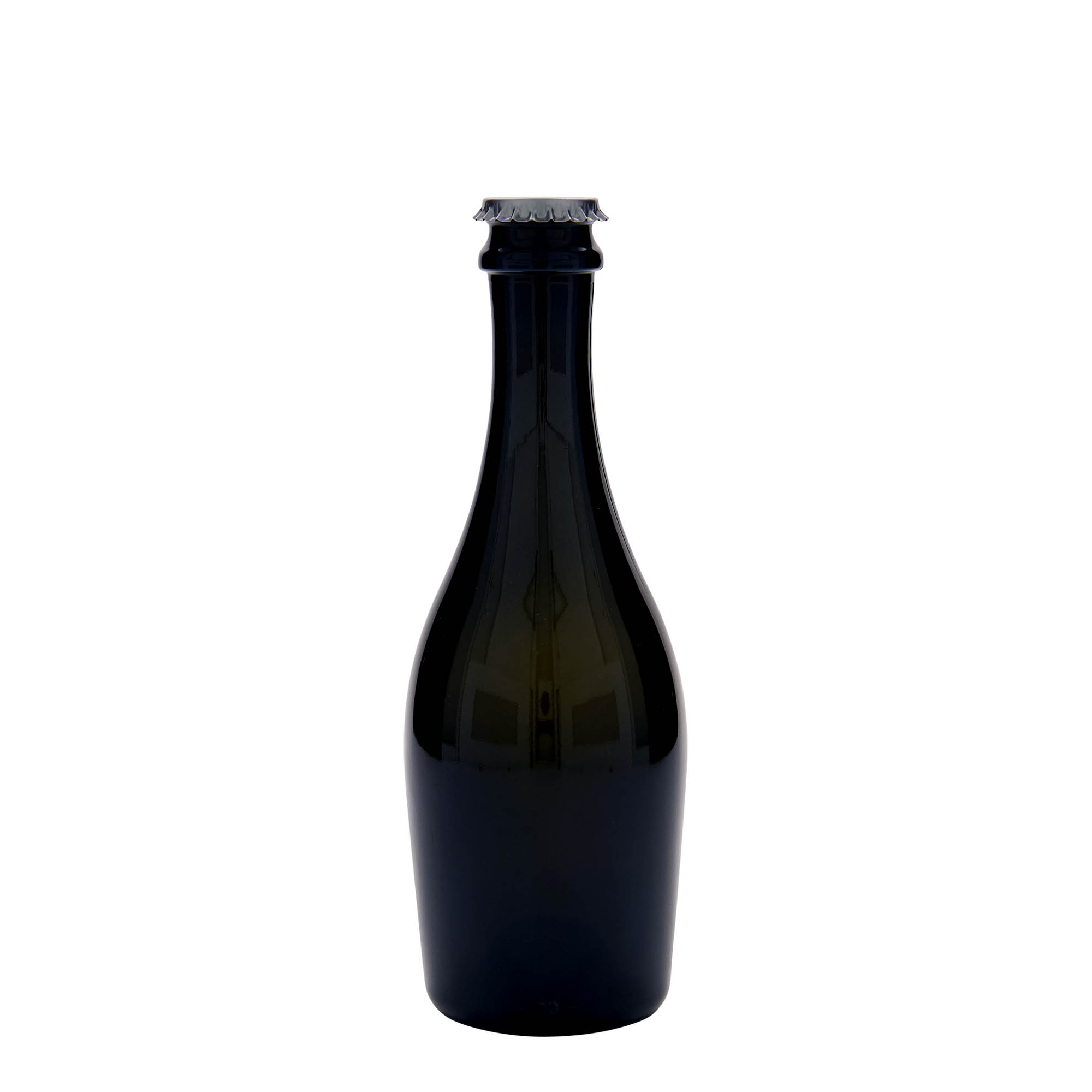 Bottiglia di spumante da 330 ml 'Carmen', vetro, verde antico, bocca: tappo corona