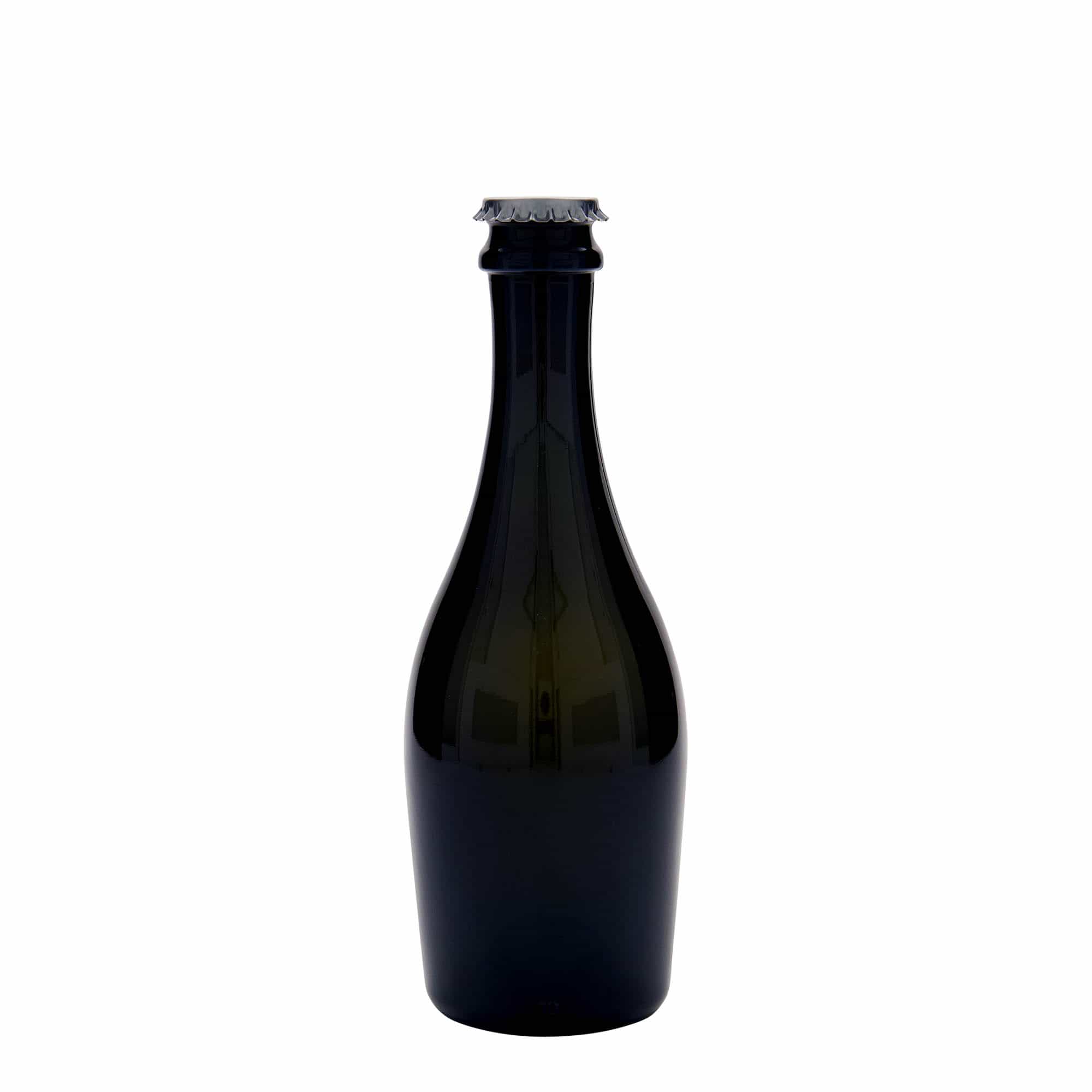 Bottiglia di spumante da 330 ml 'Carmen', vetro, verde antico, bocca: tappo corona