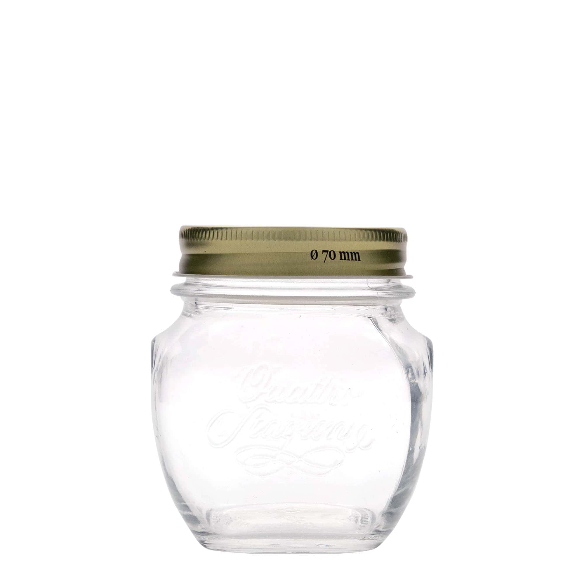 Barattolo decorativo da 300 ml 'Quattro Stagioni', bocca: chiusura a vite
