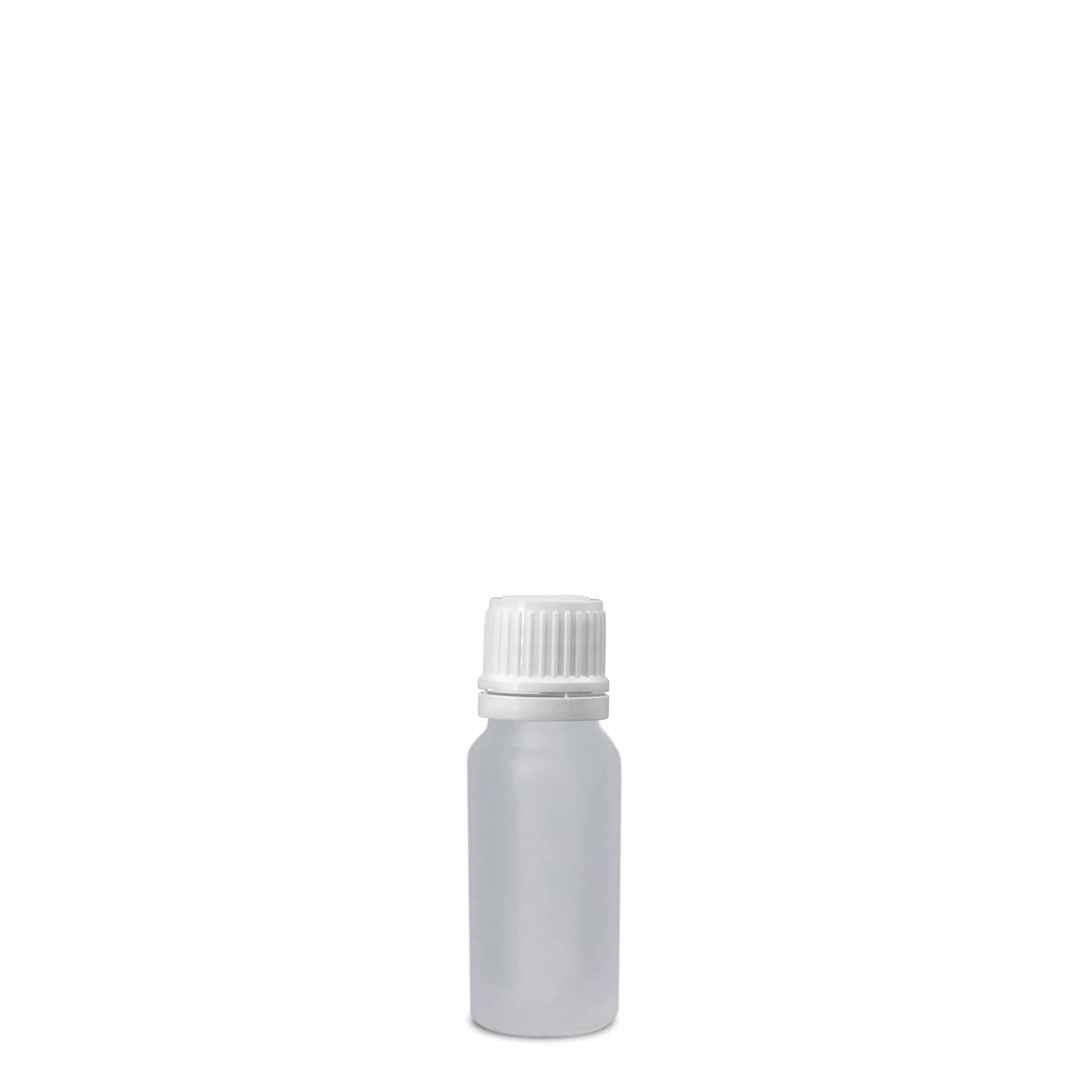 Flacone medico 10 ml, vetro, marrone satinato, bocca: DIN 18