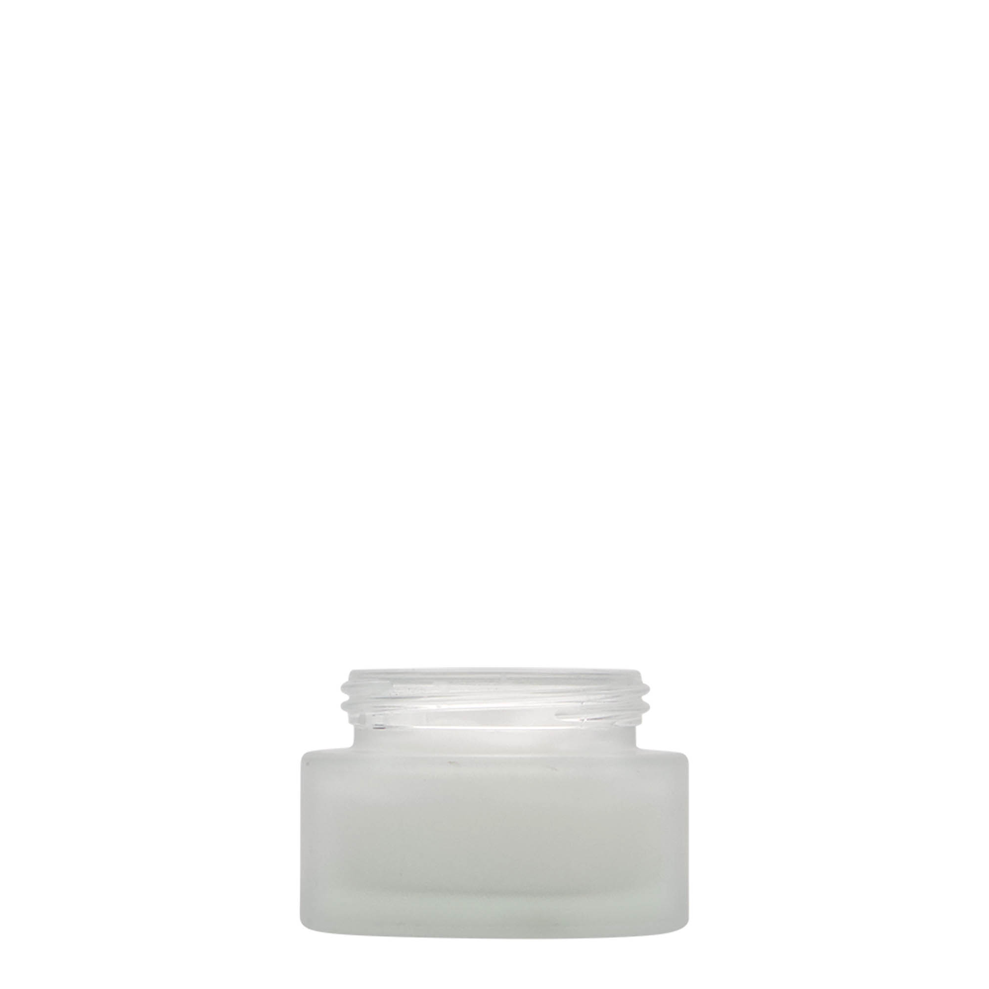 30 ml Contenitore cosmetico 'Platinum Edition', vetro, effetto ghiaccio, imboccatura: a vite