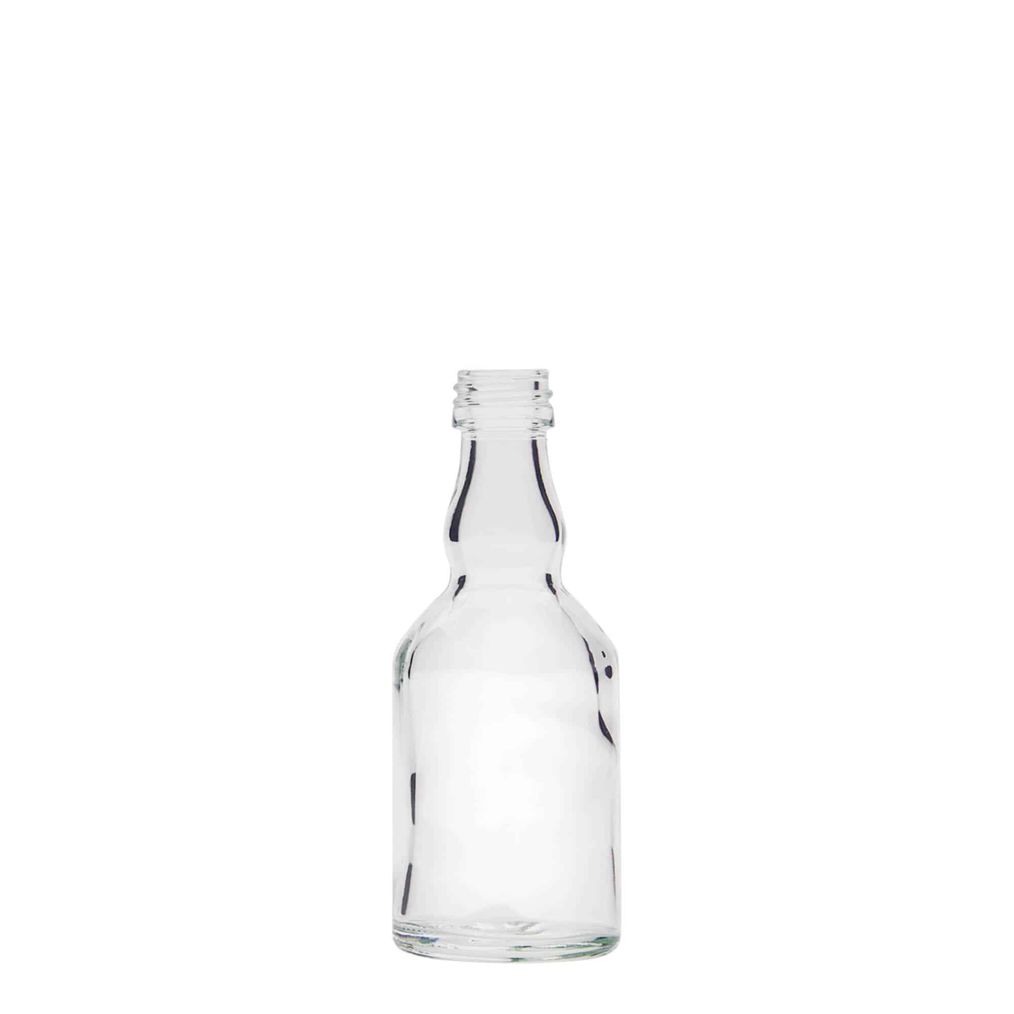 Bottiglia di vetro da 50 ml 'Georgio', bocca: PP 18 Bottiglia di vetro da 50 ml 'Georgio', bocca: PP 18