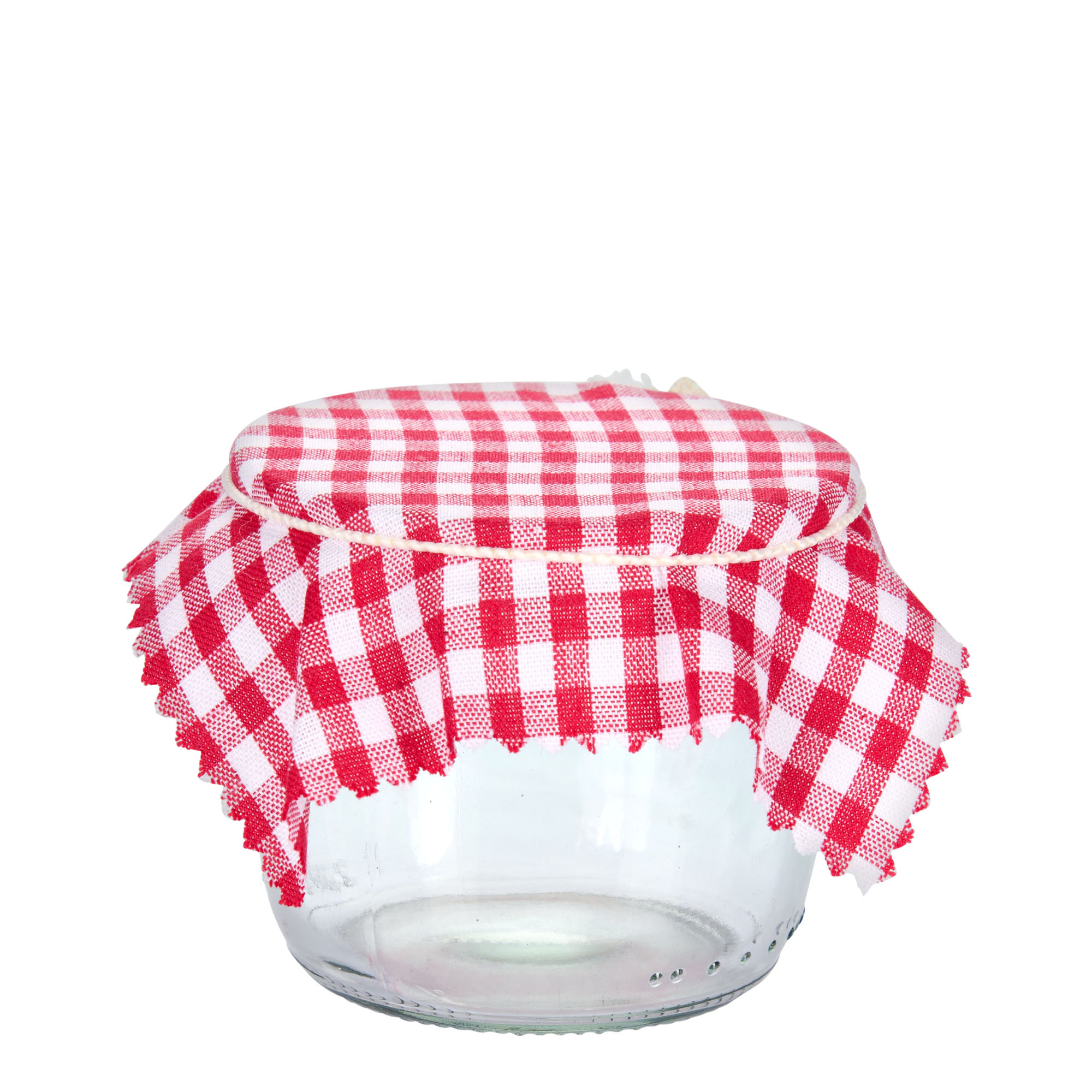 Tovaglietta quadrata a quadretti 12x12, tessuto, rossa, bocca: TO38-TO53