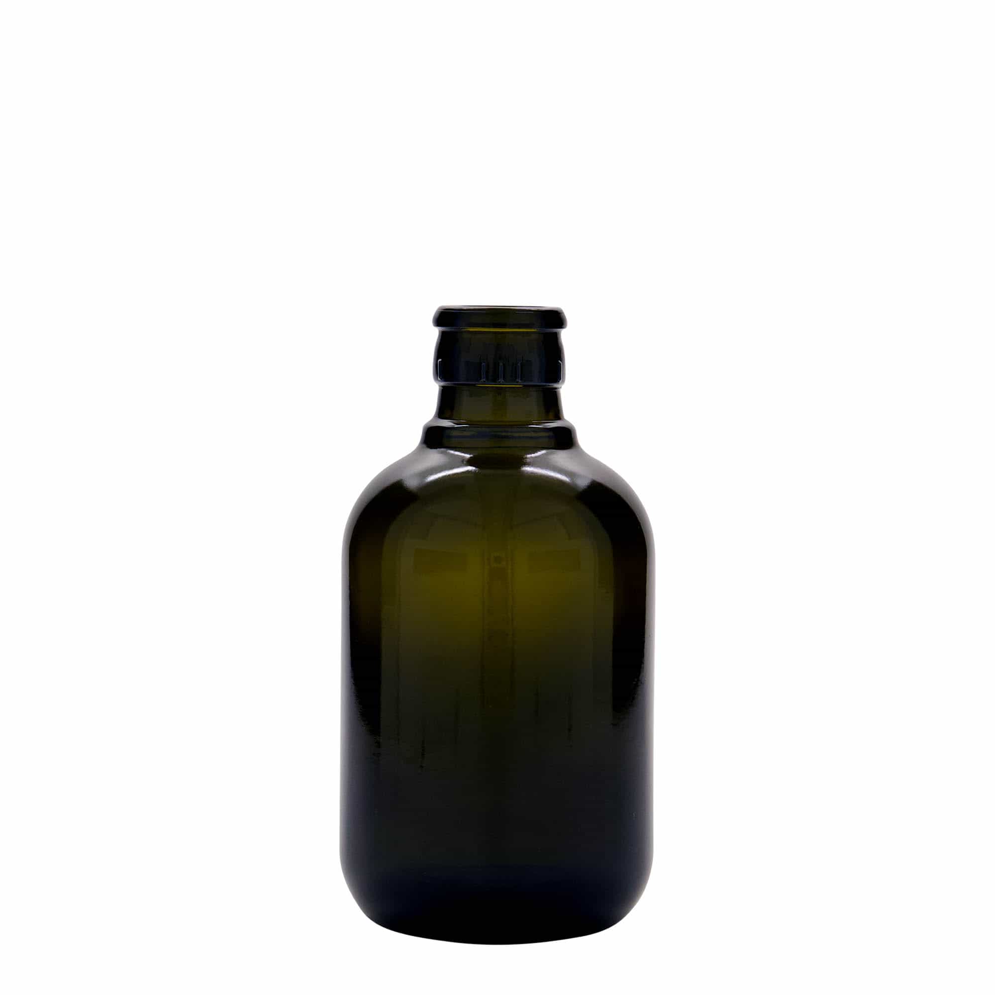 250 ml Bottiglia olio/aceto 'Biolio', vetro, verde antico, imboccatura: DOP 250 ml Bottiglia olio/aceto 'Biolio', vetro, verde antico, imboccatura: DOP