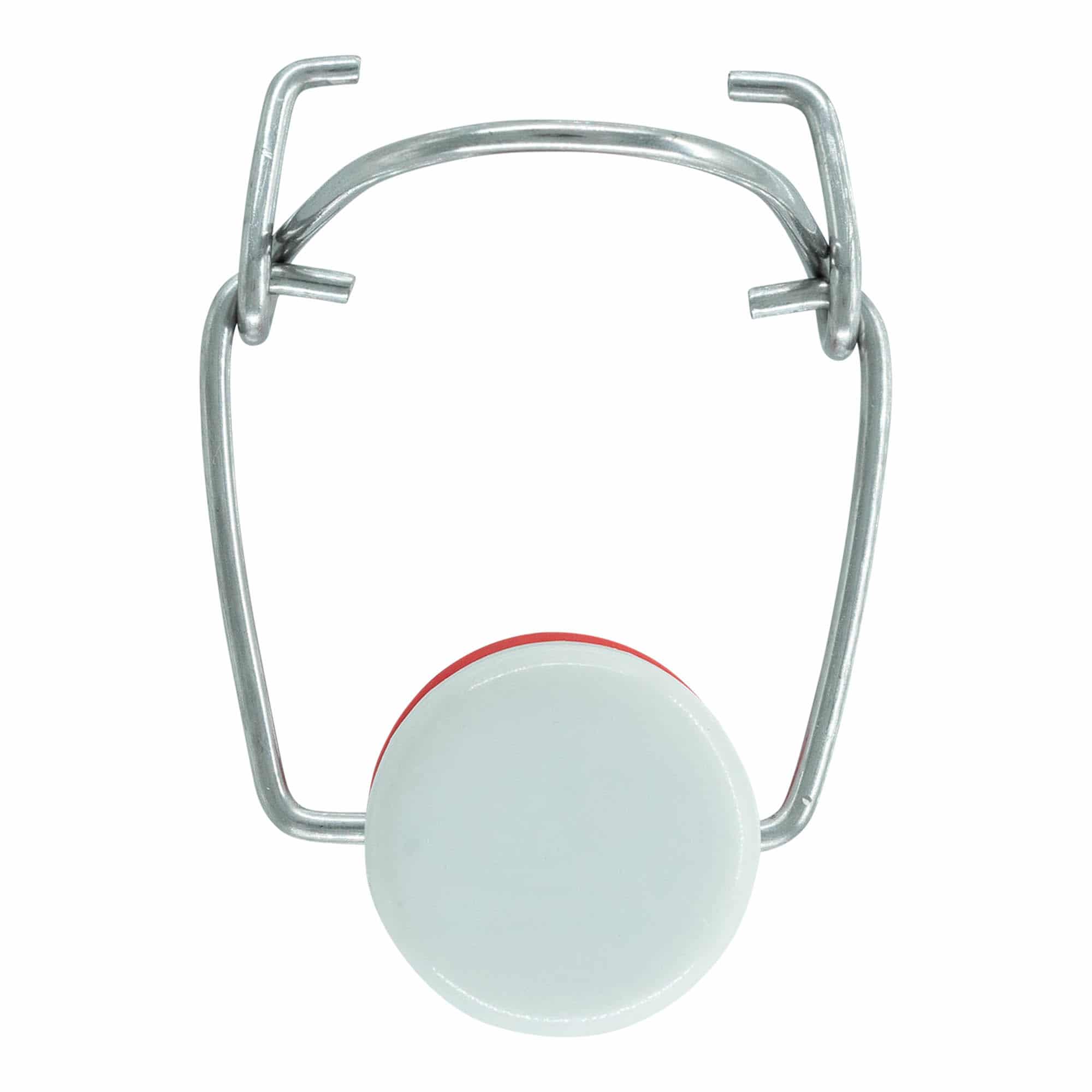 Tappo meccanico misura speciale, plastica, rosso-bianco