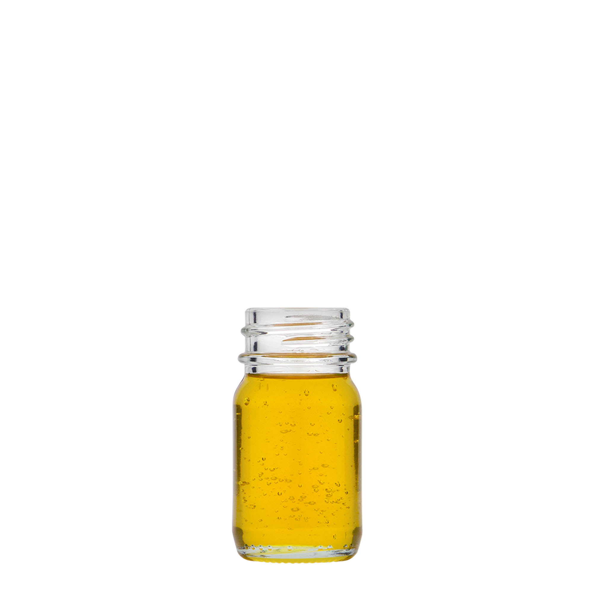 30 ml Vasetto di vetro a bocca larga, imboccatura: DIN 32