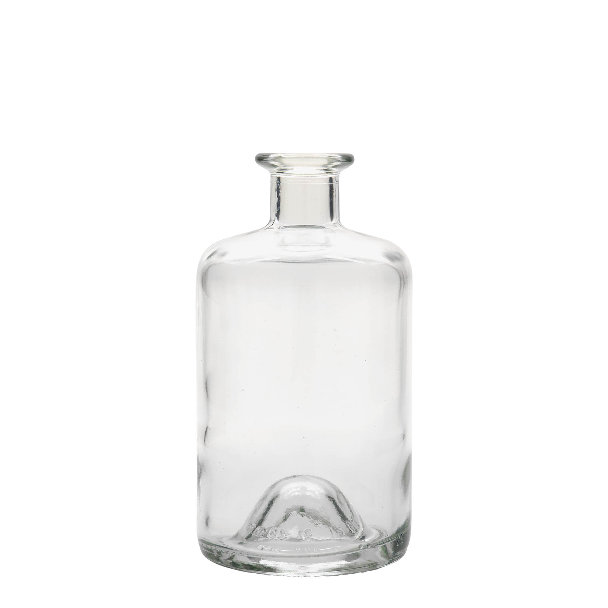 Bottiglia in vetro da 500 ml da farmacista, bocca: tappo di sughero Bottiglia in vetro da 500 ml da farmacista, bocca: tappo di sughero
