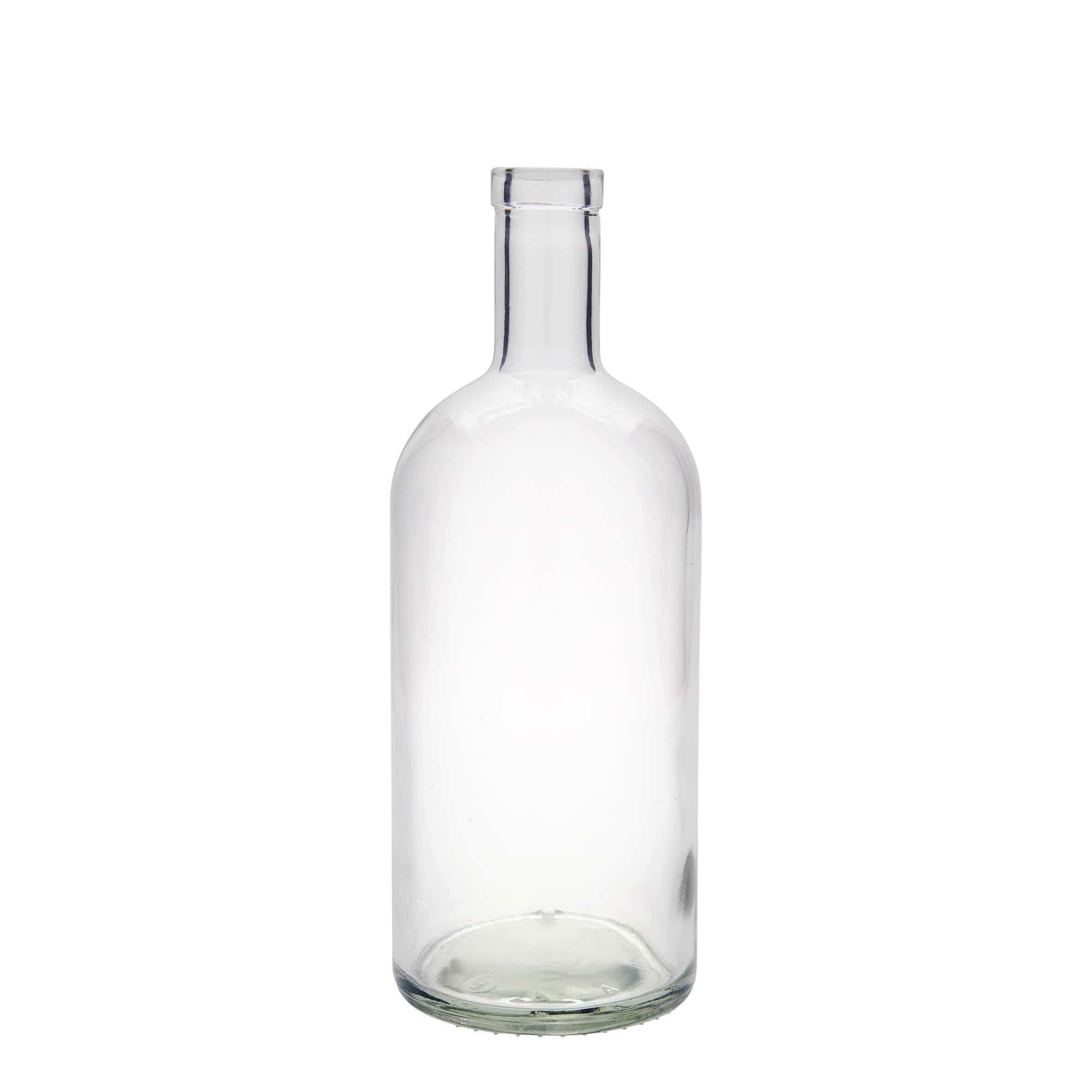 1.000 ml Bottiglia di vetro 'Gerardino', imboccatura: fascetta