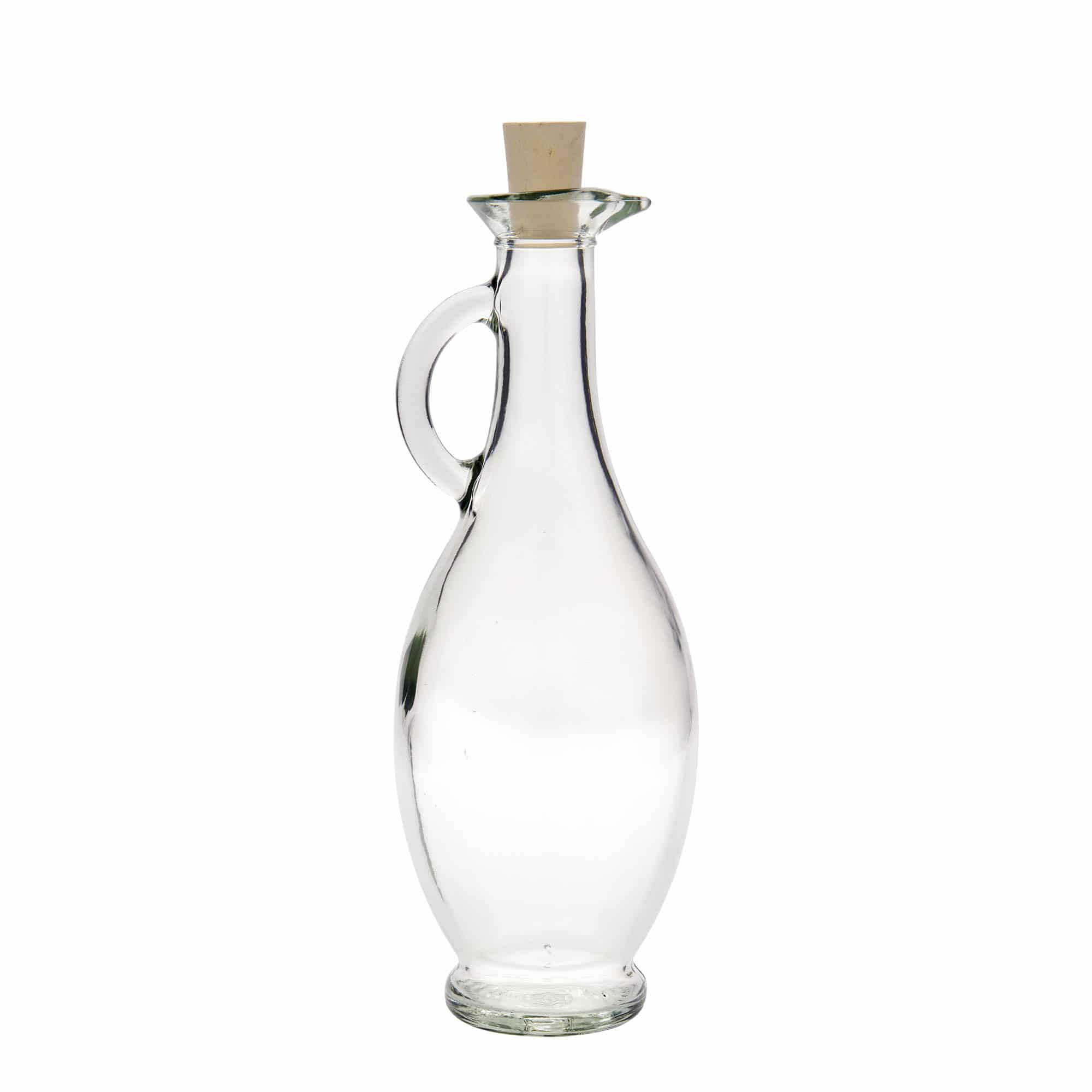 Bottiglia da 500 ml per aceto/olio 'Egizia', bocca: sughero