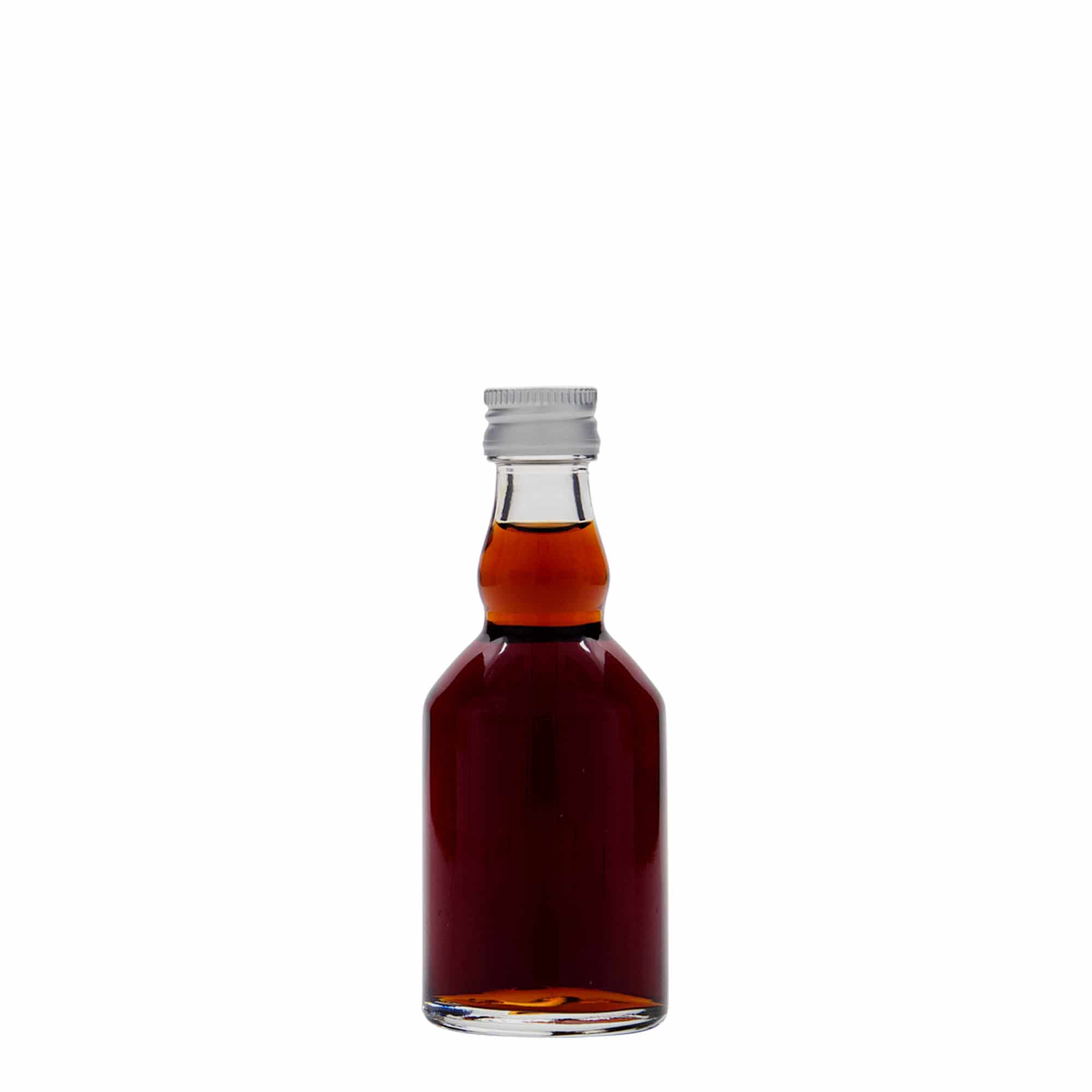 Bottiglia di vetro da 50 ml 'Georgio', bocca: PP 18