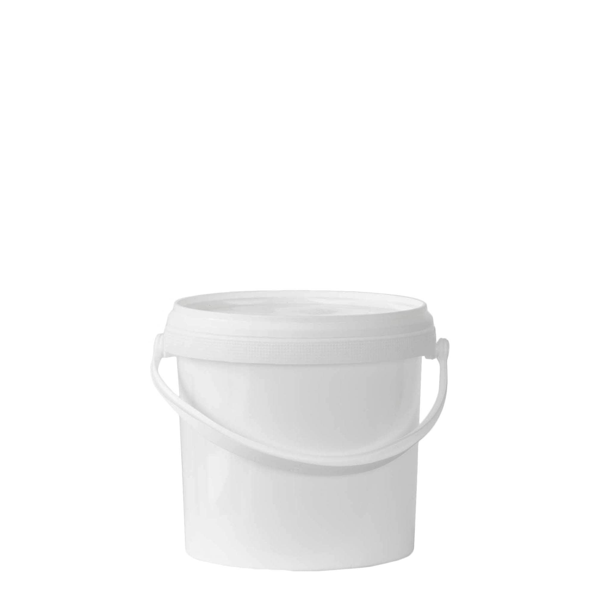 Secchio da 2,5 l, plastica PP, bianco