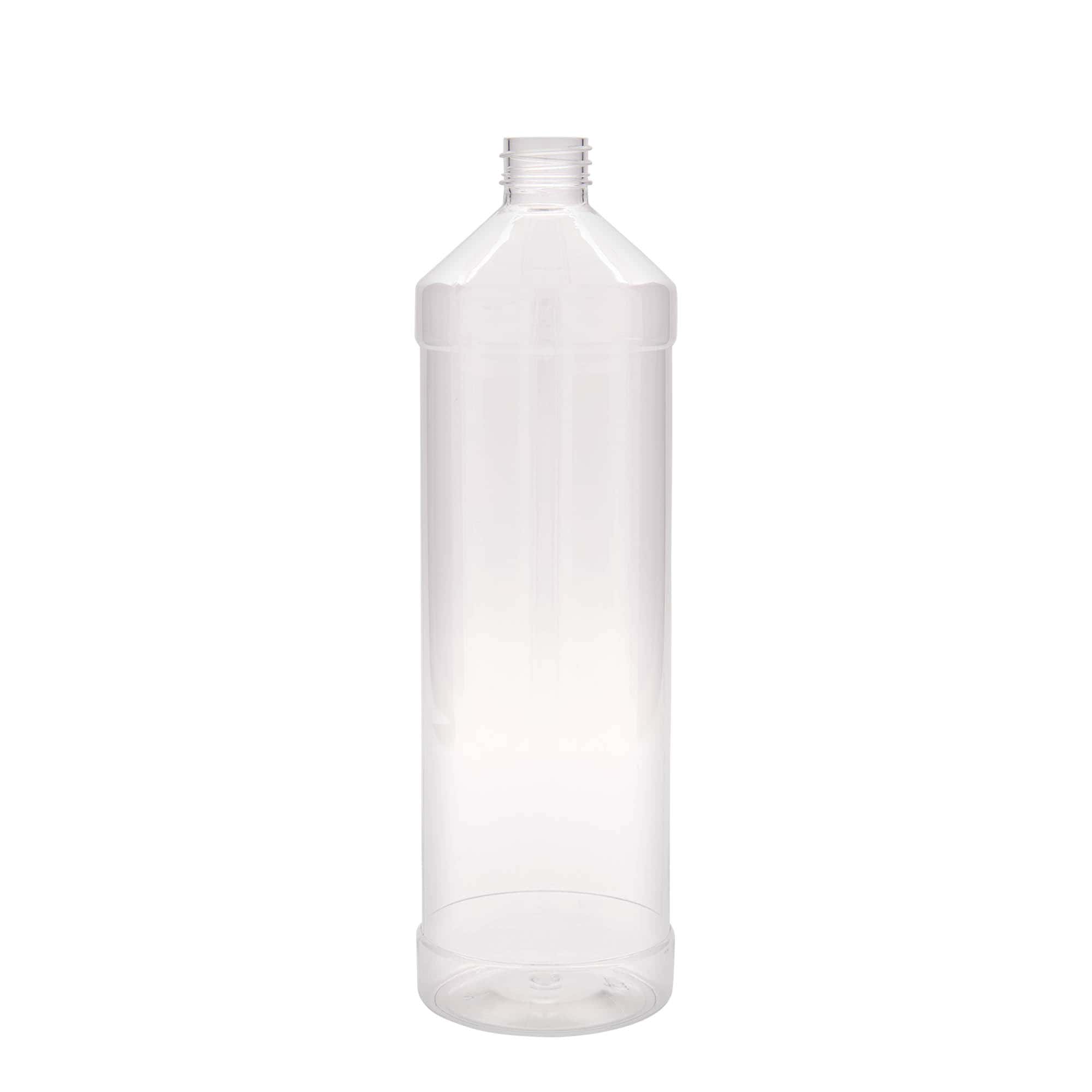 Bottiglia PET da 1.000 ml 'Everytime', plastica, bocca: 28/410