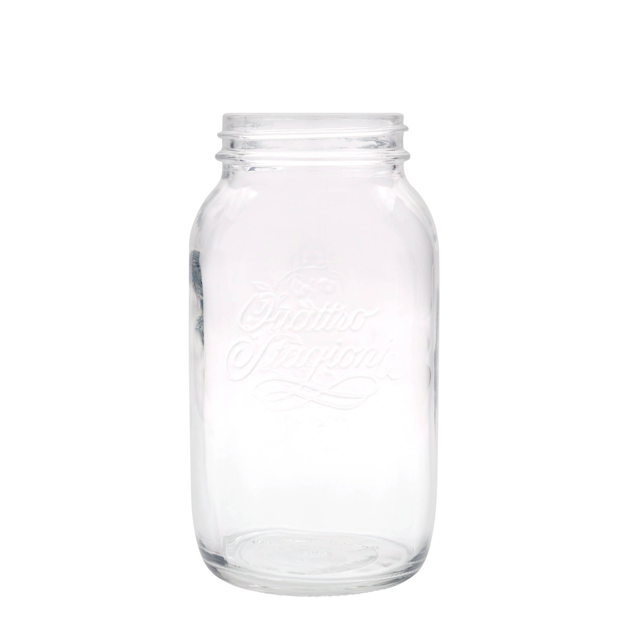 1.500 ml vaso di vetro 'Quattro Stagioni', apertura: chiusura a vite