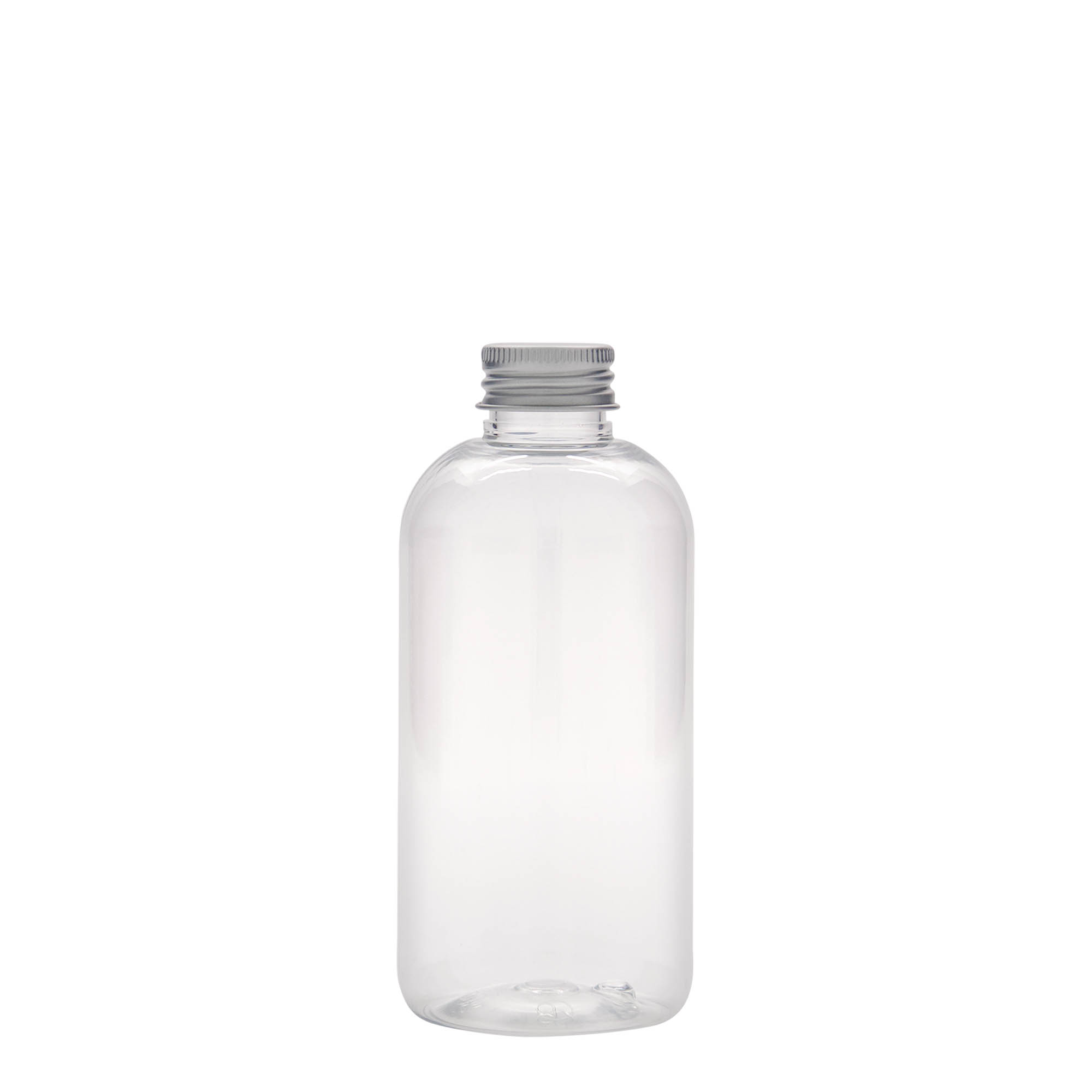 Bottiglia PET da 200 ml 'Boston', plastica, bocca: 24/410 Bottiglia PET da 200 ml 'Boston', plastica, bocca: 24/410