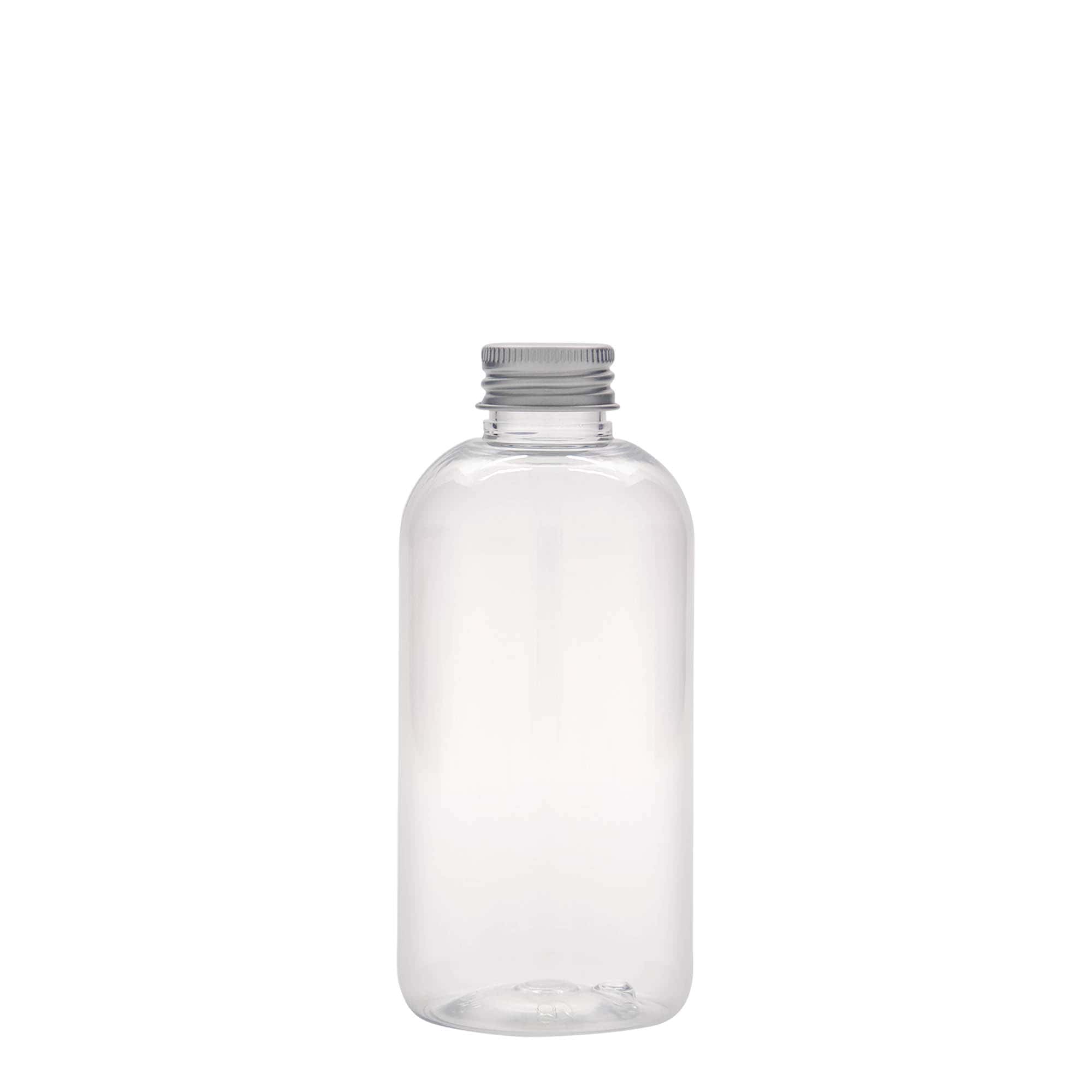 Bottiglia PET da 200 ml 'Boston', plastica, bocca: 24/410