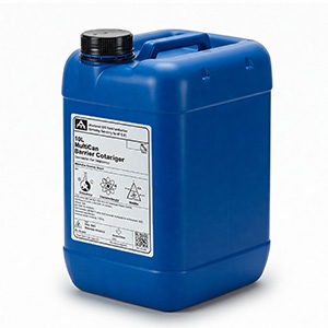 contenitore Esempio di prodotto: contenitore blu con logo