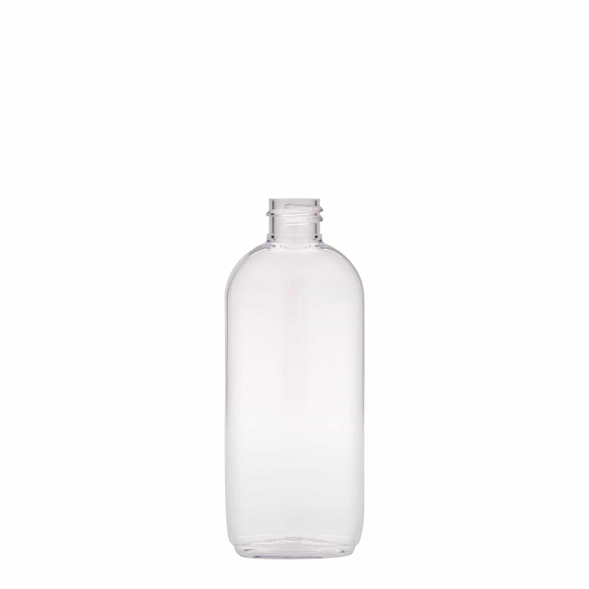 Bottiglia PET da 100 ml 'Iris', ovale, plastica, bocca: 20/410