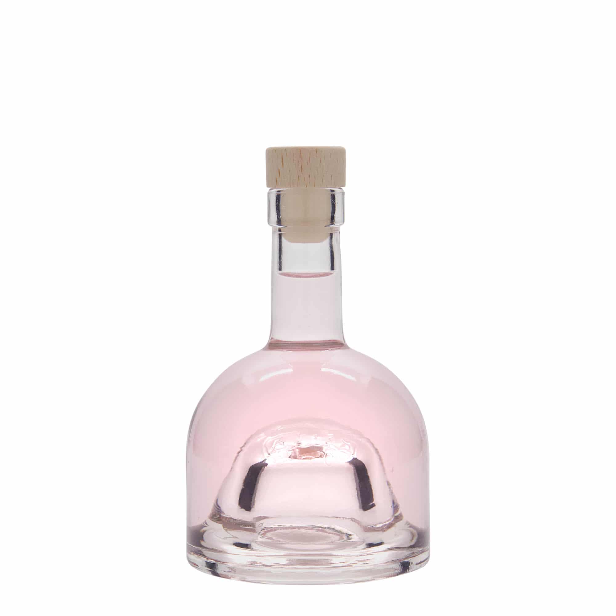 Bottiglia di vetro da 200 ml 'Kato', bocca: sughero