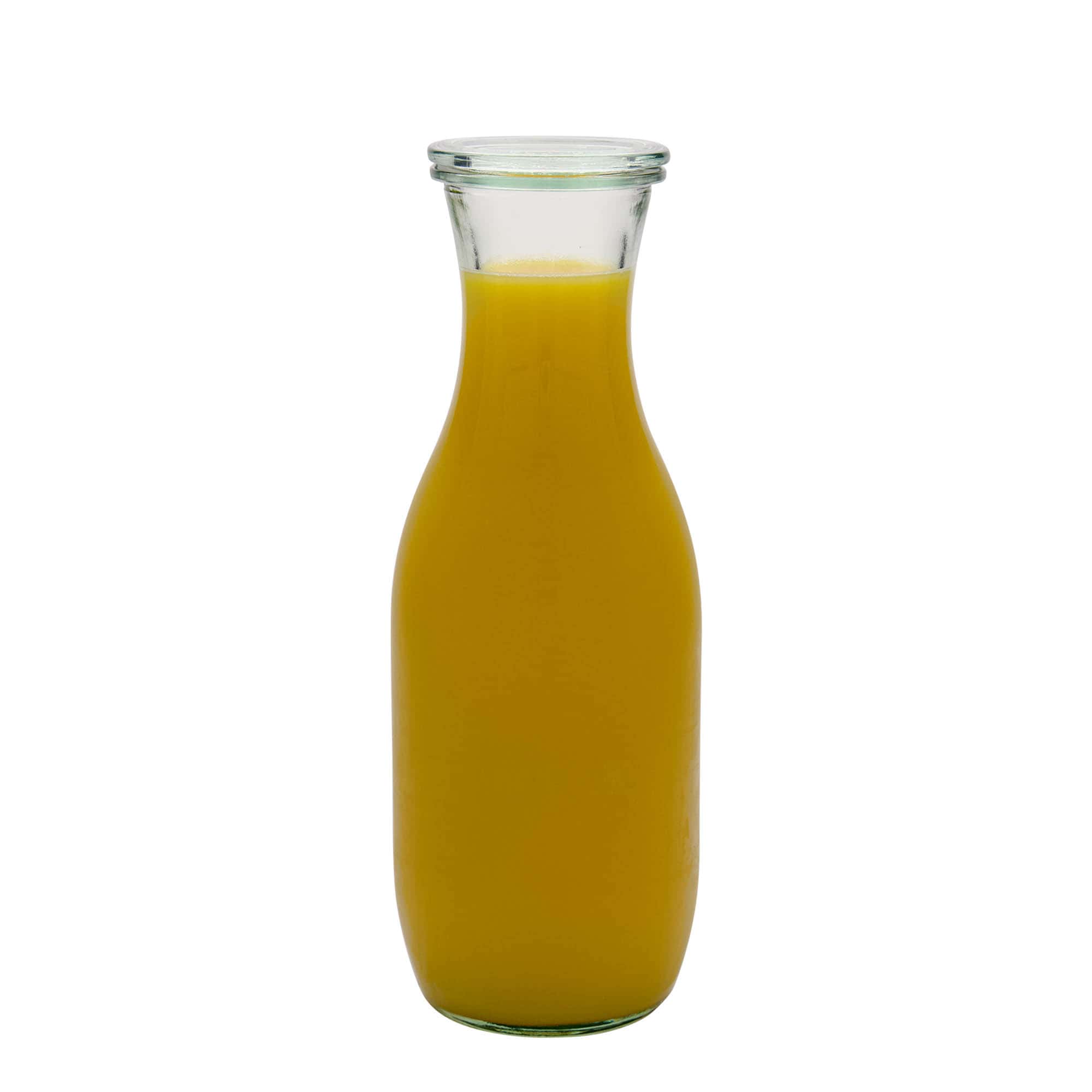 1.000 ml bottiglia per succo WECK #, bocca: bordo tondo