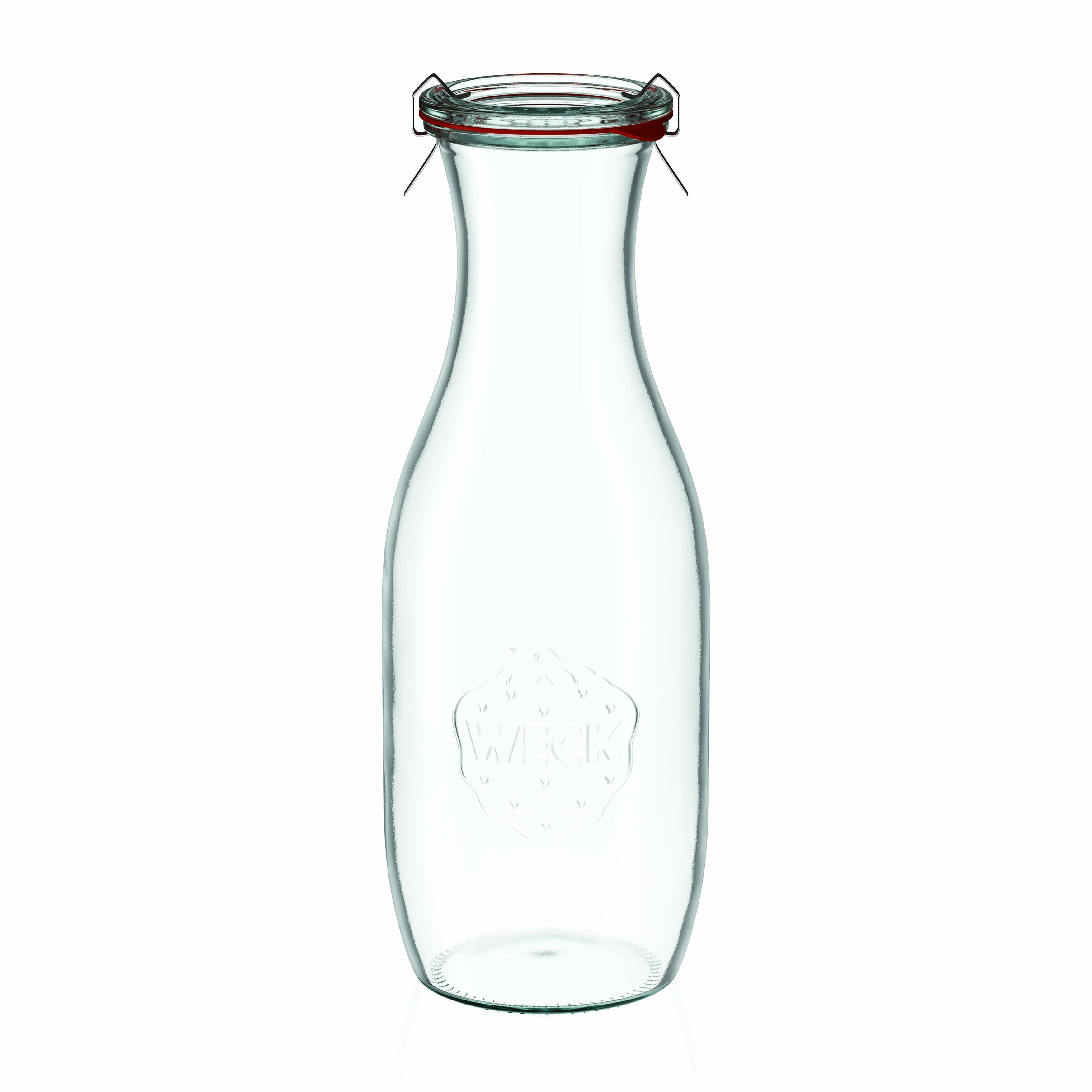 1.000 ml bottiglia per succo WECK #, bocca: bordo tondo 1.000 ml bottiglia per succo WECK #, bocca: bordo tondo