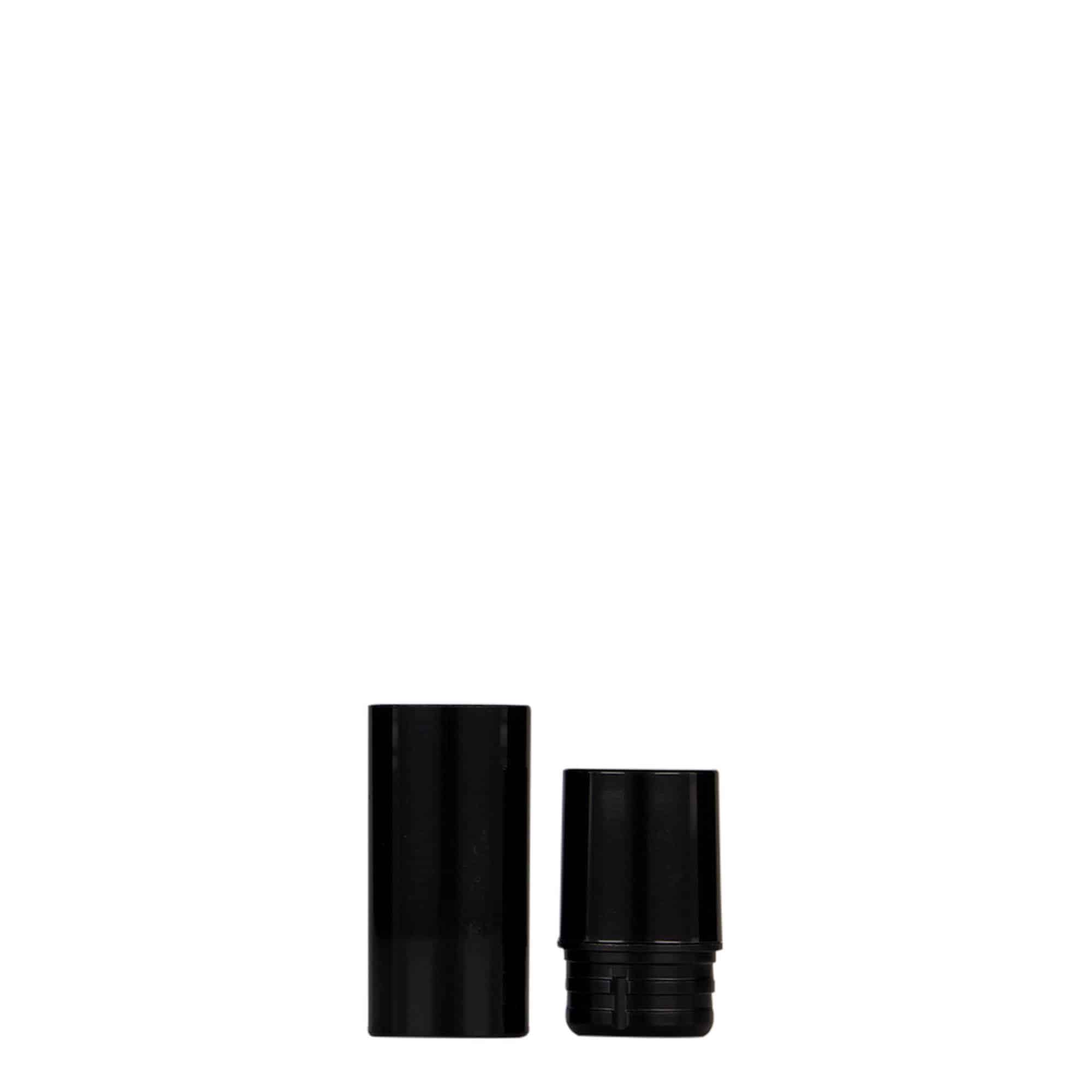5 ml Flacone Airless 'Nano', plastica PP, nero