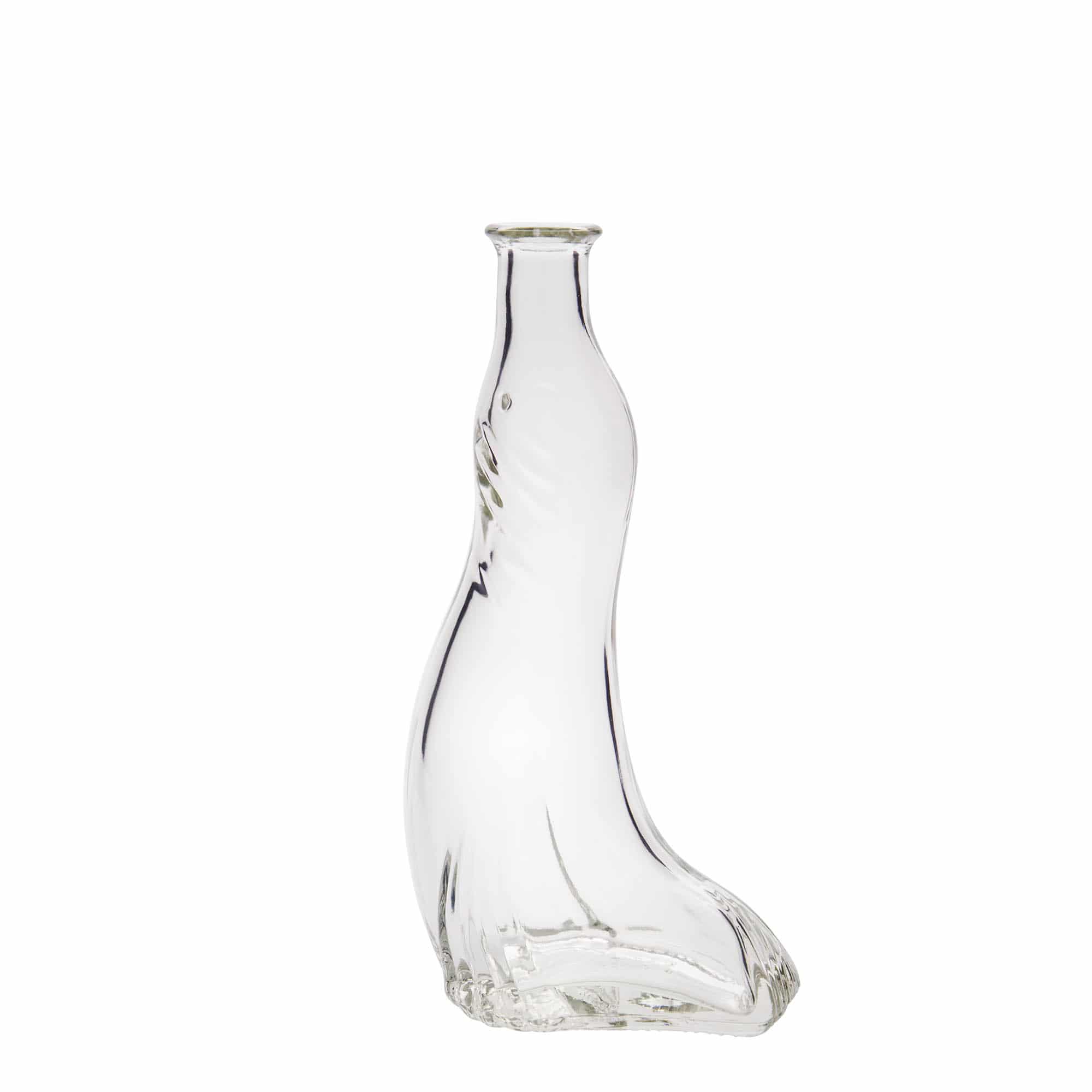 Bottiglia di vetro da 200 ml 'Foca', bocca: sughero Bottiglia di vetro da 200 ml 'Foca', bocca: sughero