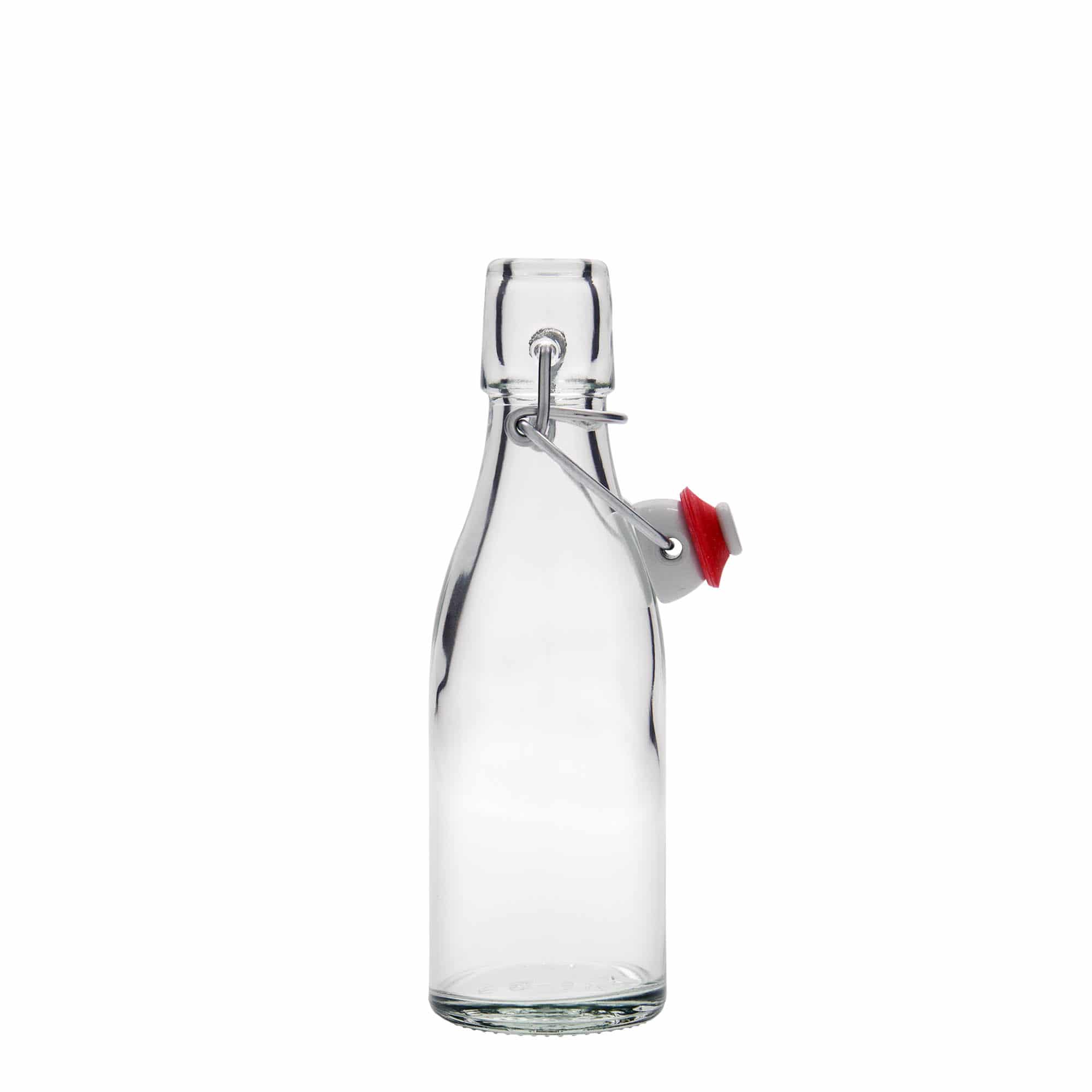Bottiglia di vetro da 200 ml 'Paul', bocca: chiusura a leva