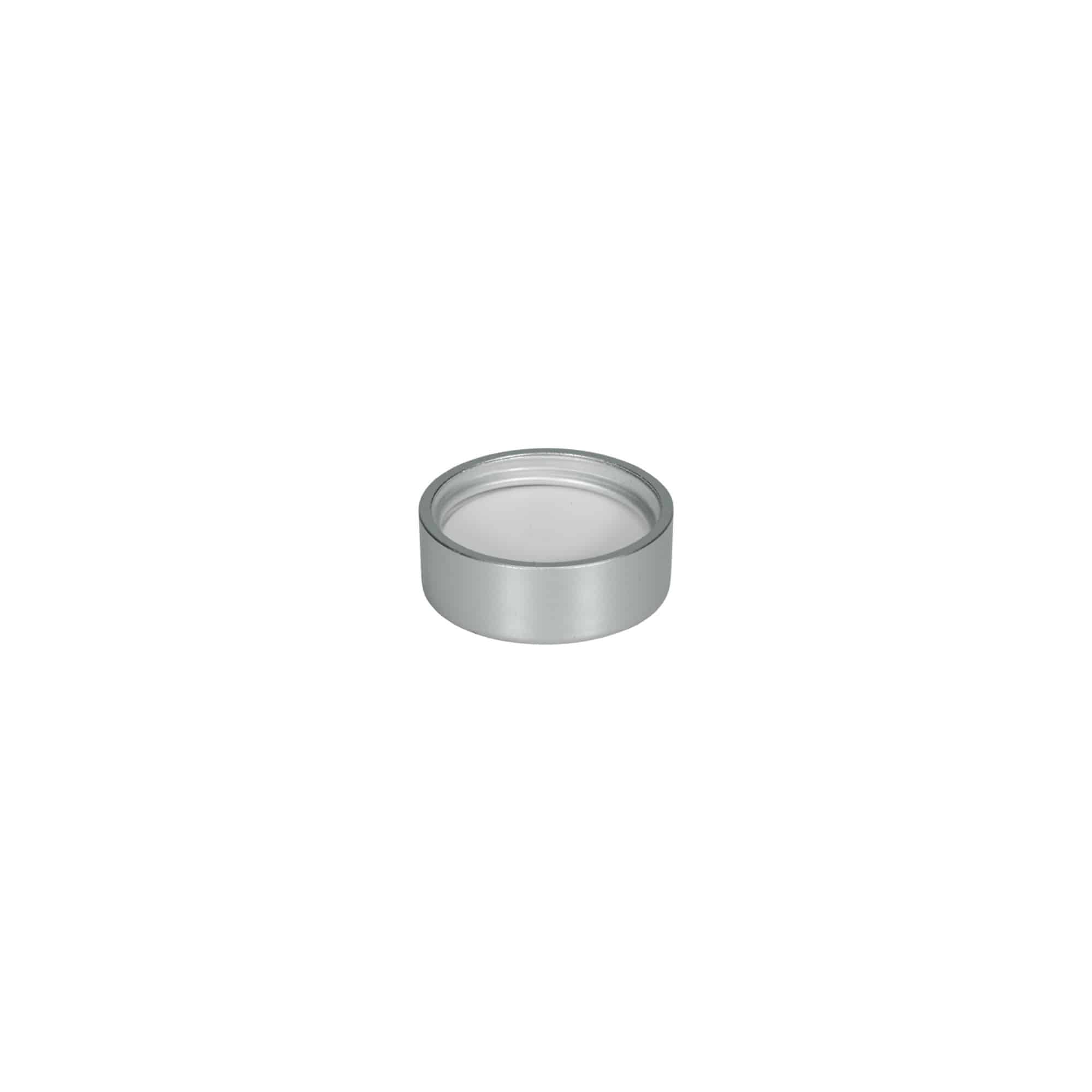 Chiusura a vite, plastica ABS, argento opaco, per bocca: GPI 33/400