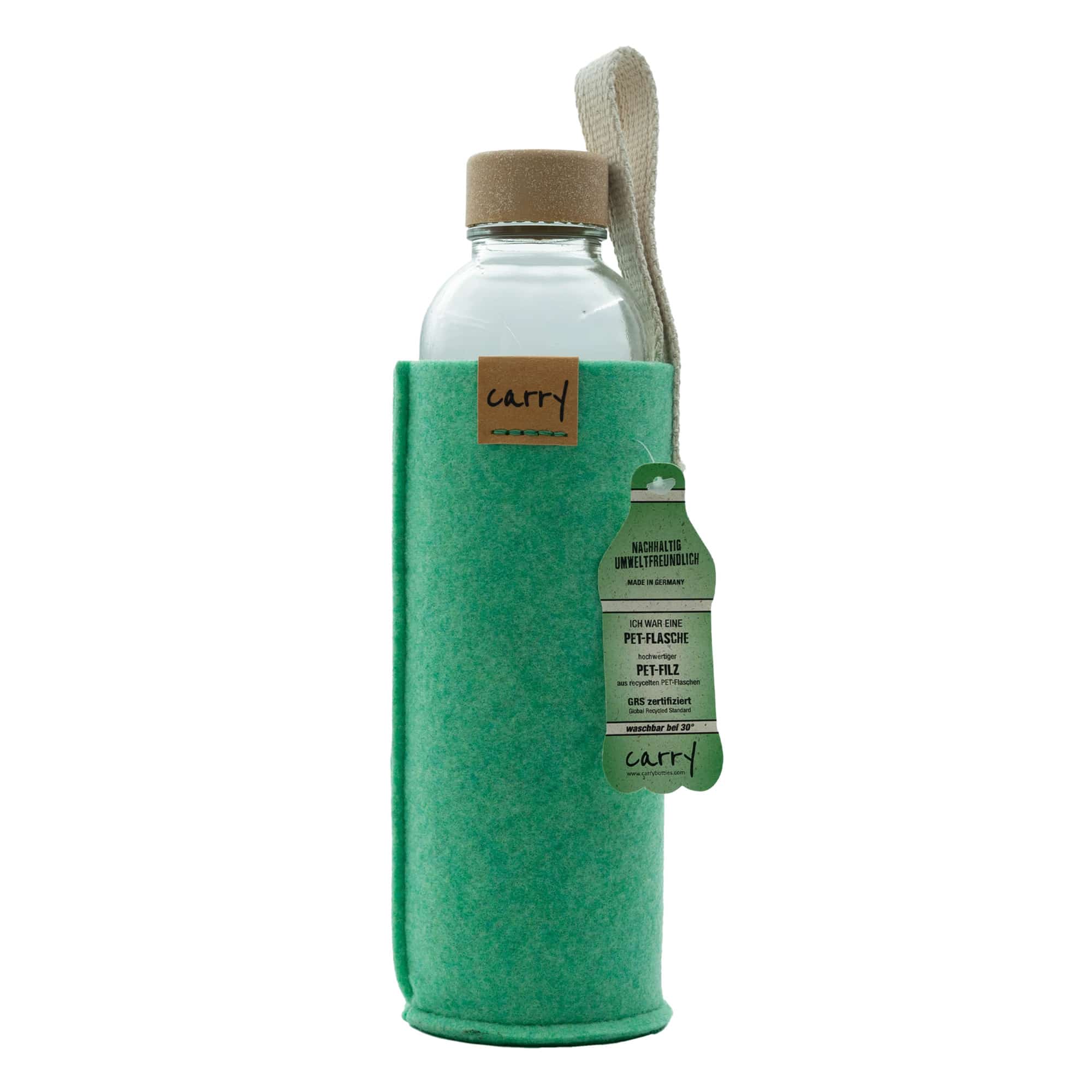 CARRY Custodia, tessile, verde menta
