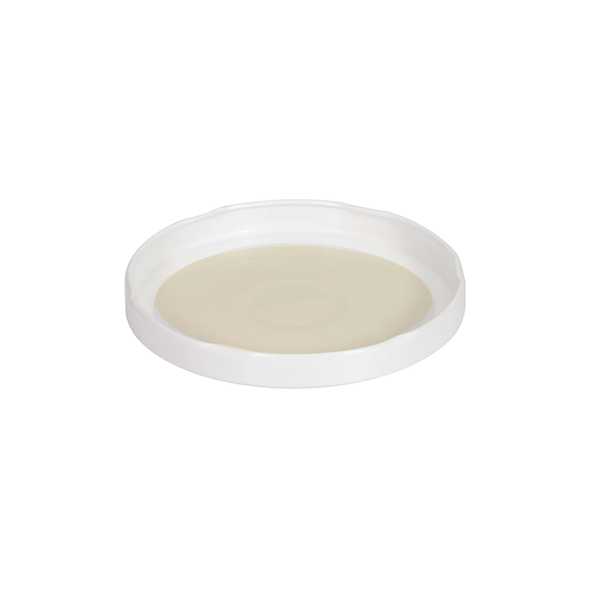 Tappi Twist-Off, lamiera bianca, bianco, per bocca: TO 100