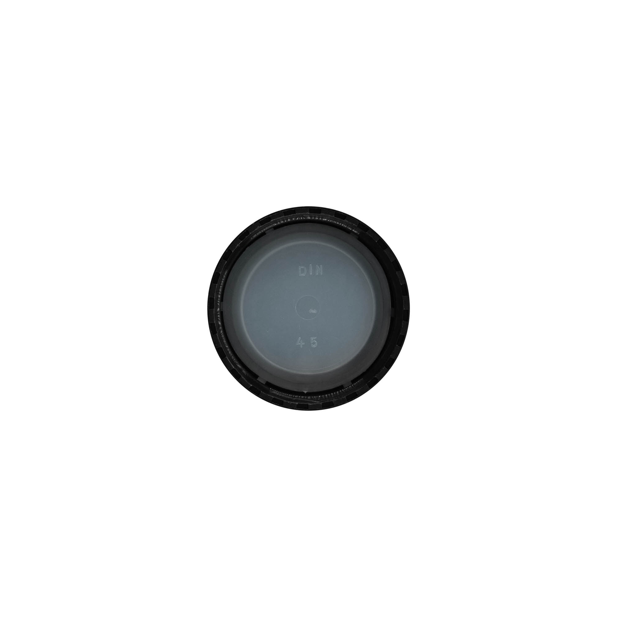 Tappo a vite, plastica PP, nero, per bocca: DIN 45 Tappo a vite, plastica PP, nero, per bocca: DIN 45