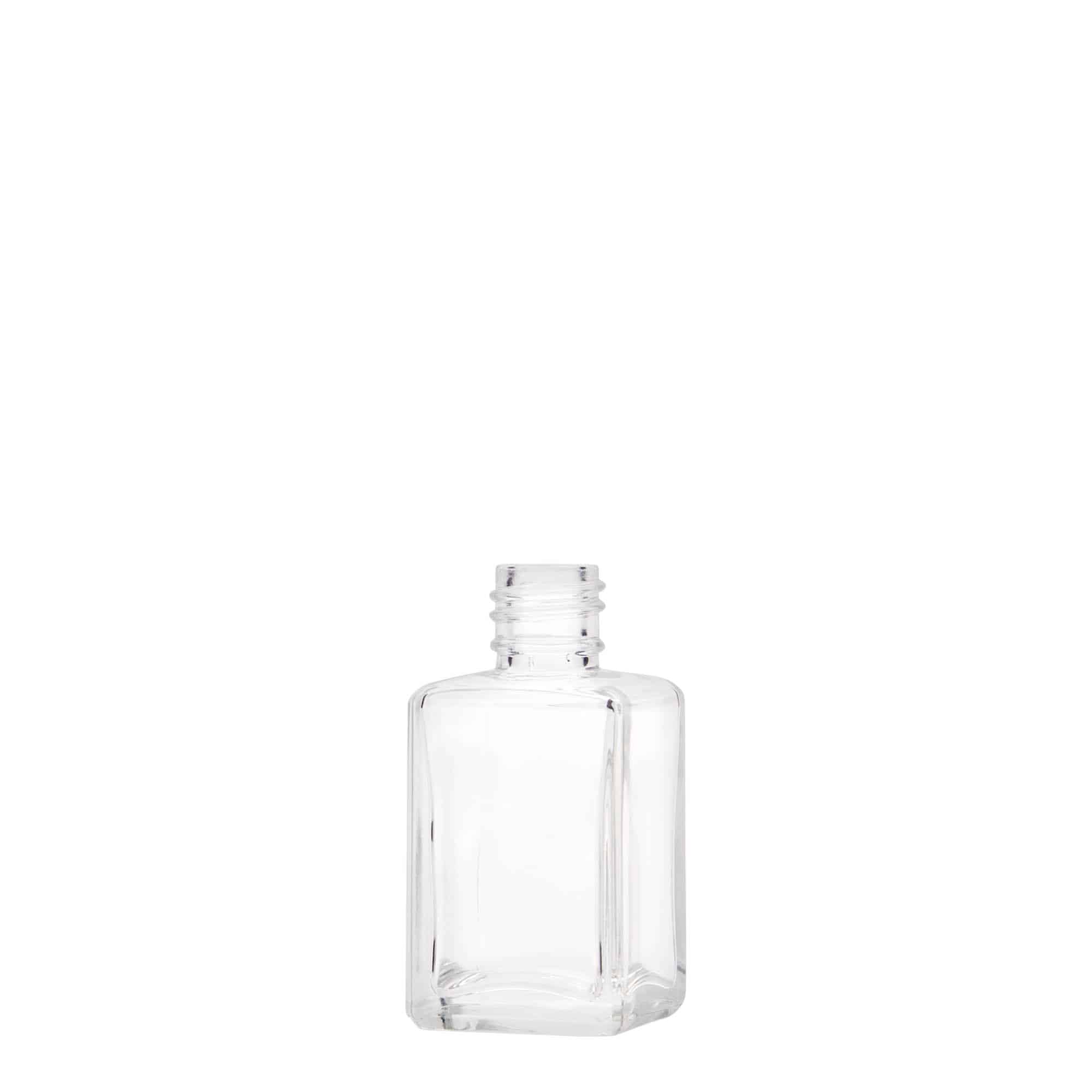 30 ml Bottiglia di vetro 'Tamme', quadrata, vetro, imboccatura: PP 18