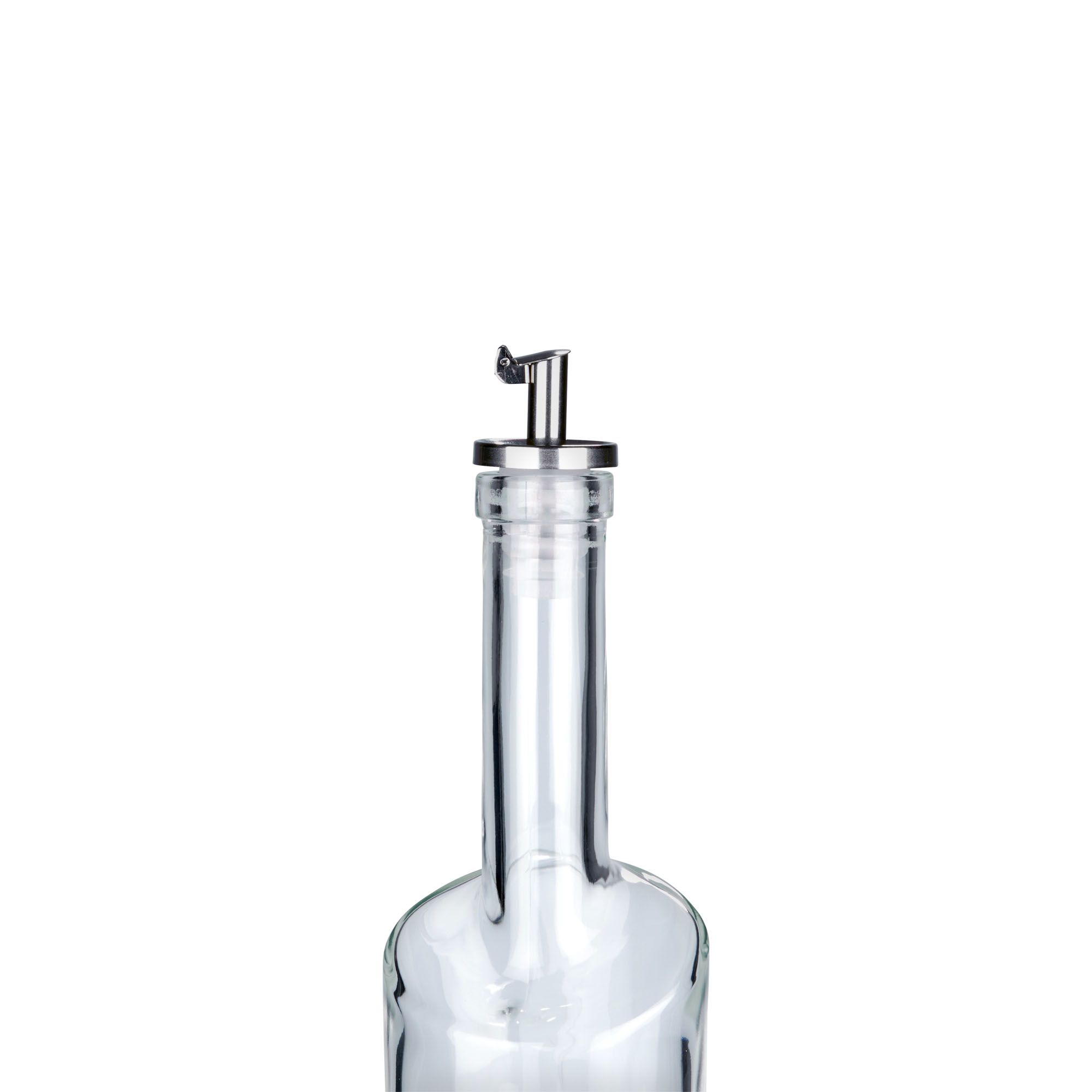 Tappo versatore Inox aceto, acciaio inossidabile, argento