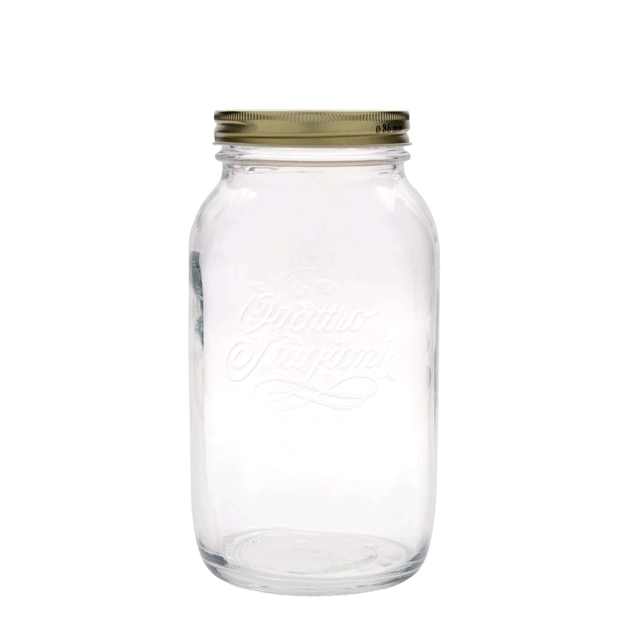 1.500 ml Vasetto 'Quattro Stagioni', vetro, imboccatura: a vite 1.500 ml Vasetto 'Quattro Stagioni', vetro, imboccatura: a vite