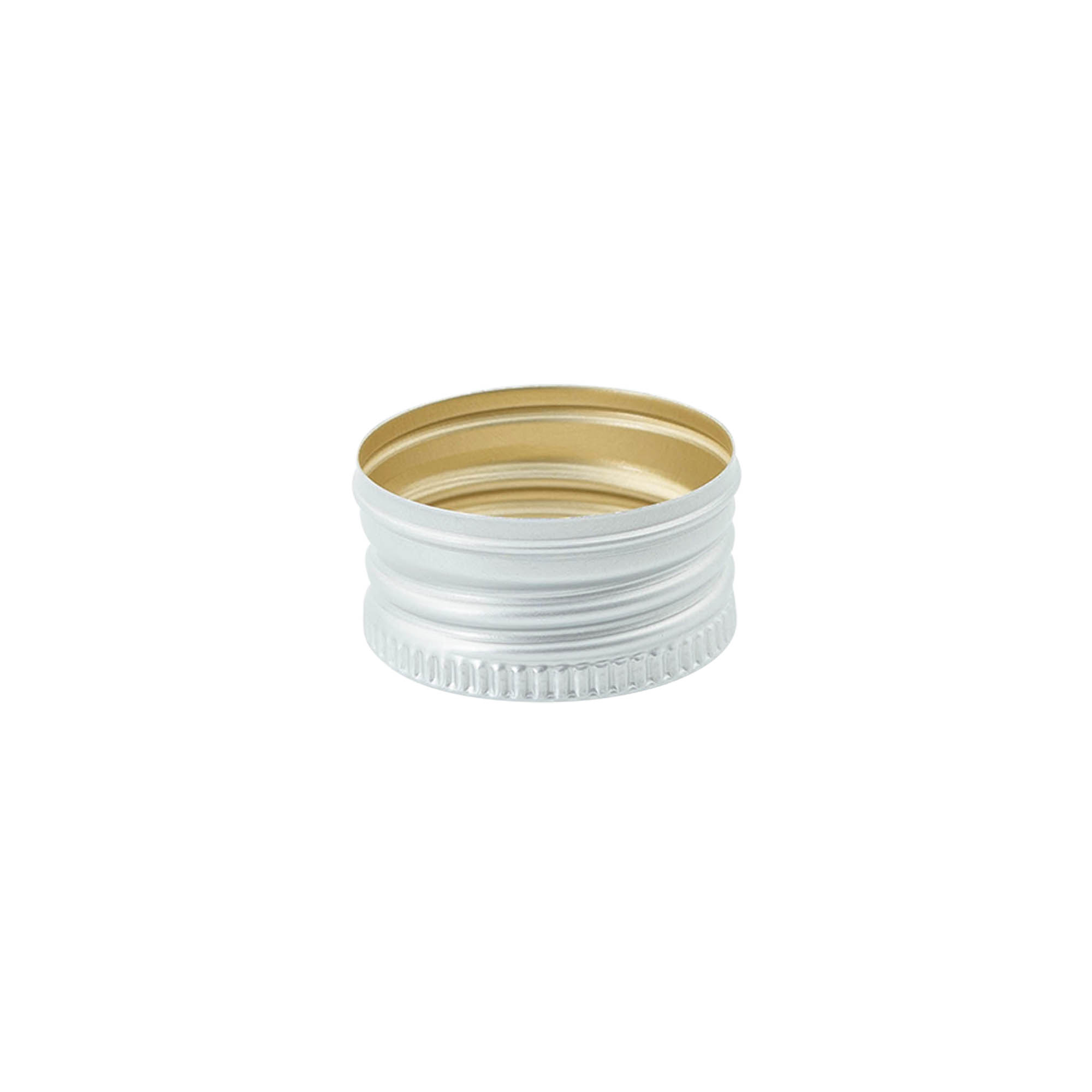 Tappo a vite, metallo, argento, per bocca: PP 31,5