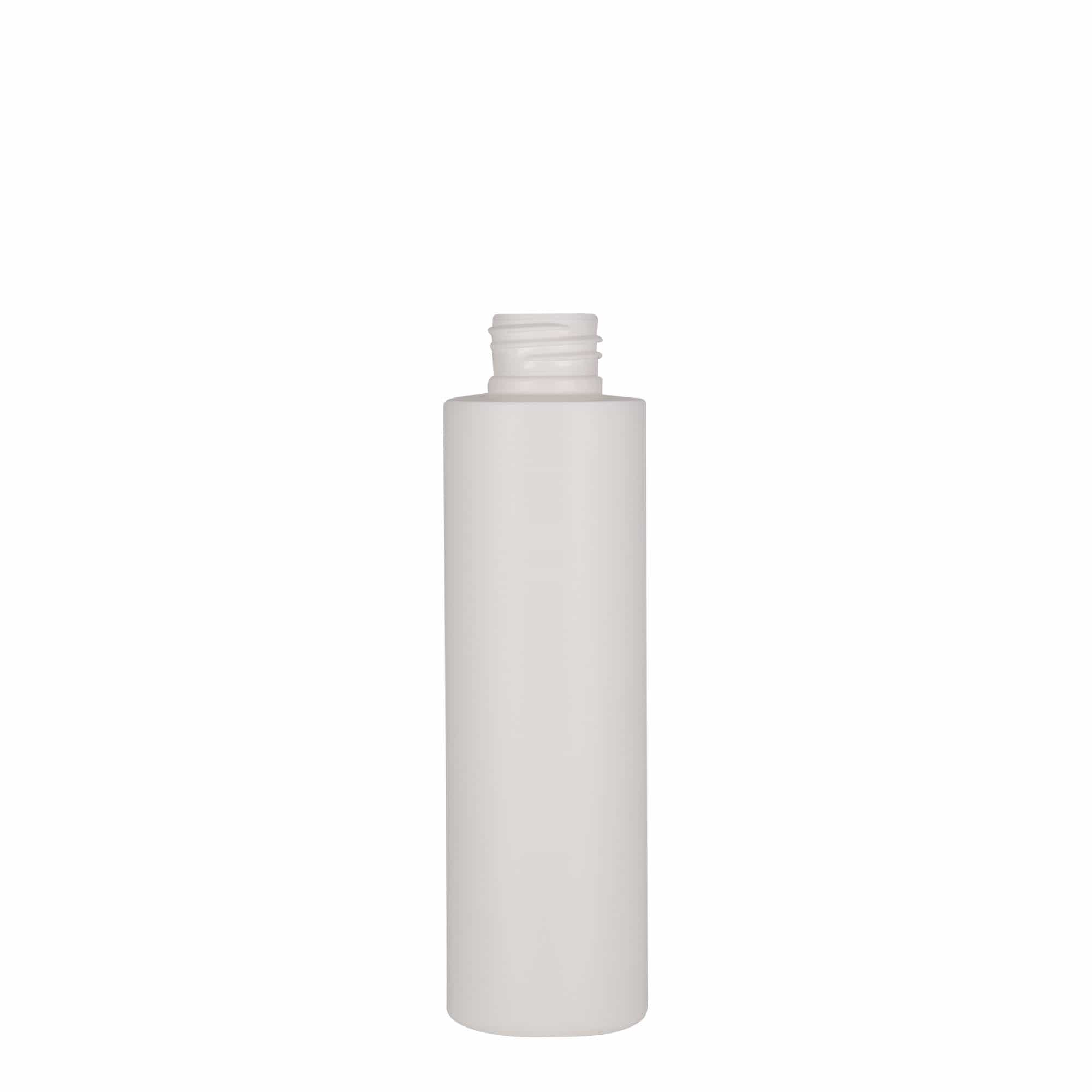 Bottiglia in plastica da 150 ml 'Pipe', HDPE, bianca, bocca: 24/410
