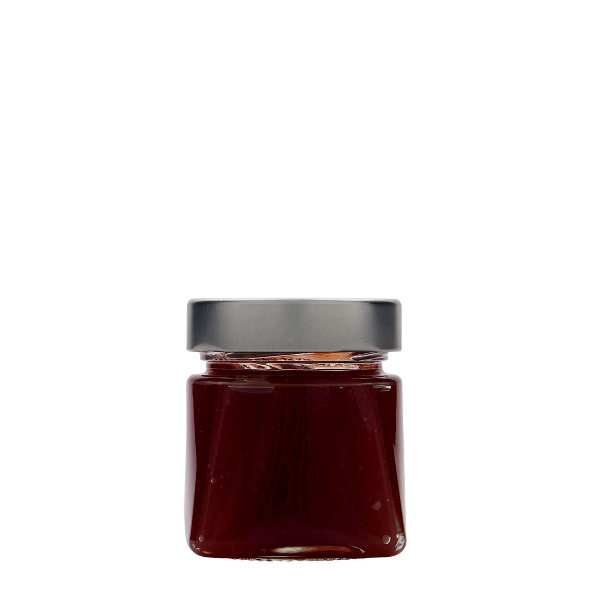 106 ml barattolo quadrato 'Luxor', bocca: Deep-Twist-Off (DTO 58)